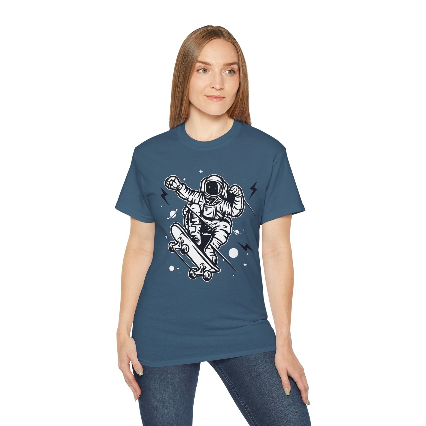 Astronaut Tee Shirt, Astronaut Graphic T‑Shirt, Cartoon Graphic T-Shirt, Art Design Shirt, Cosmos Tee Shirts 2