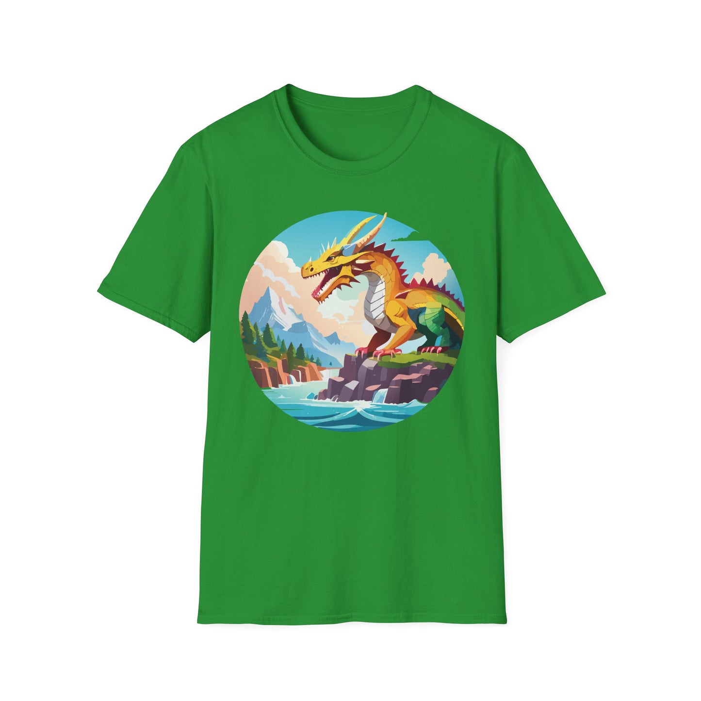 Dragon T Shirt, Dragon Shirt, Shirt with Animals, Animal Shirt