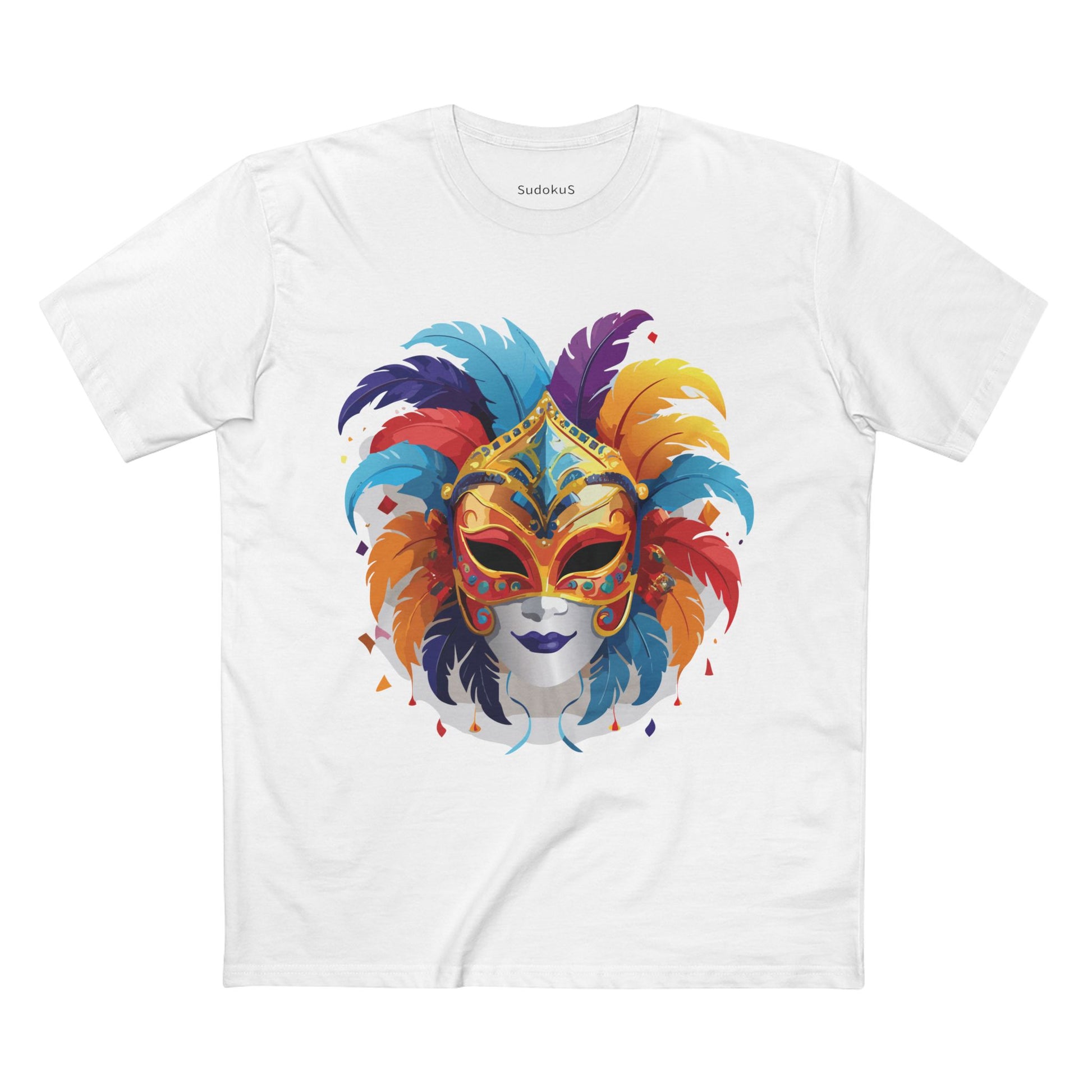 Mask Shirt, Shirt with Face - SudokuS