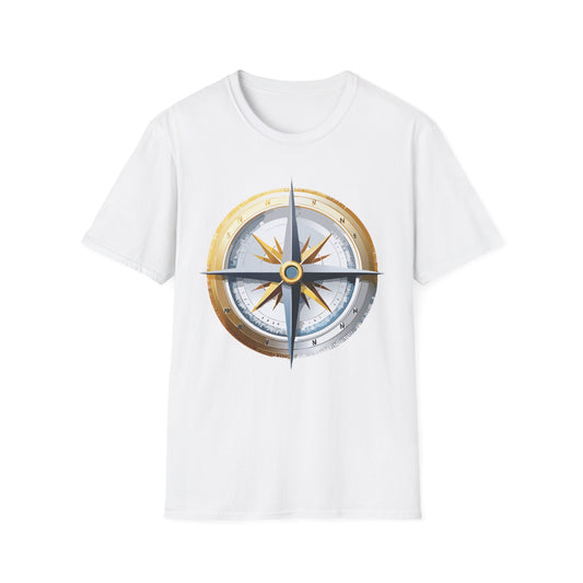 Compass T Shirt, Compass Shirt, Shirt with Compass, Navigator Shirt