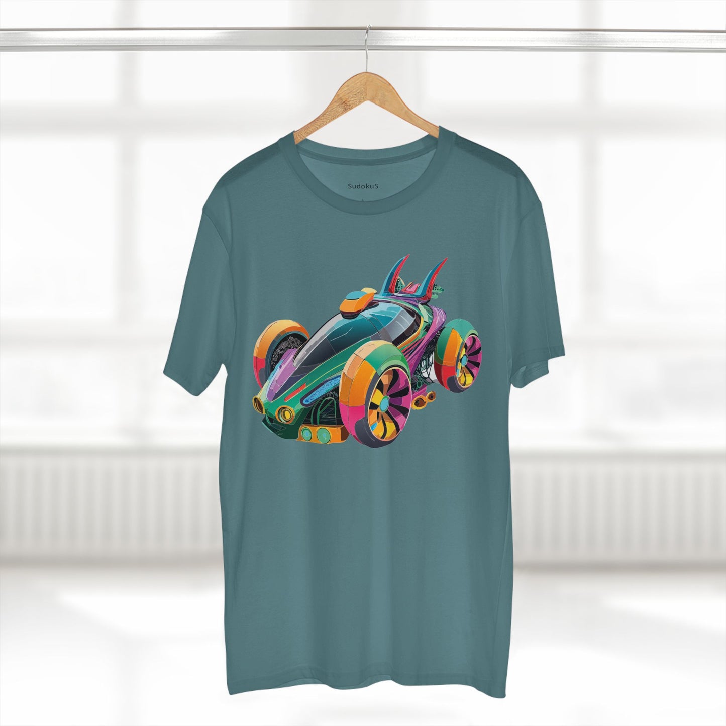Car Shirt Hot Wheels Unisex Premium Cotton With Unique Art Design Preshrunk Regular Fit Crew Neck