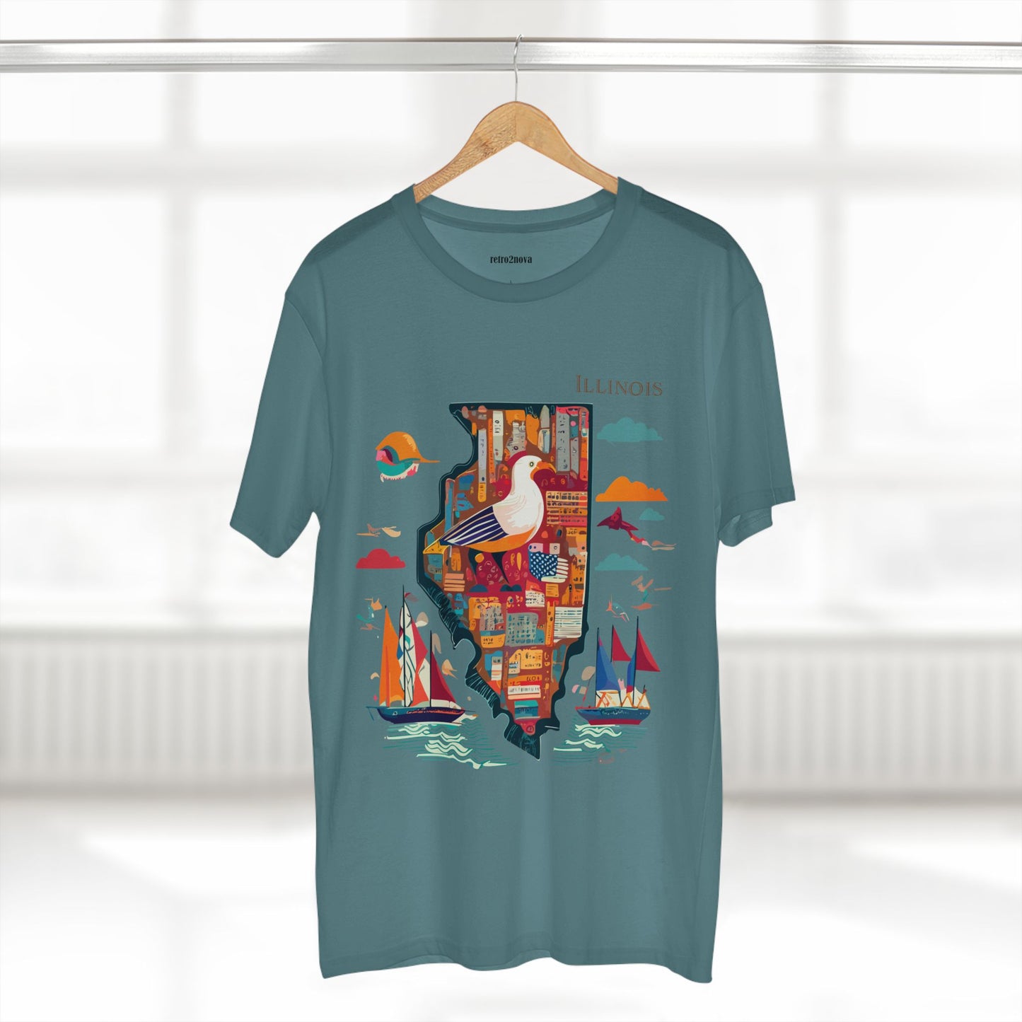 US State Shirts, Illinois Shirt