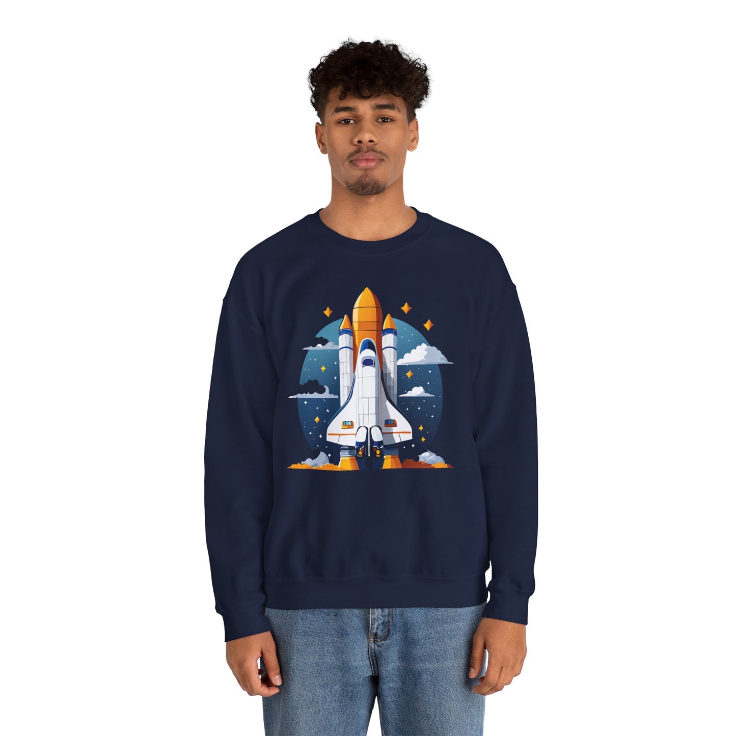 Space Shuttle Sweatshirt, Cosmic Sweatshirt, Astronaut Sweatshirt, Space Cosmic Sweatshirt