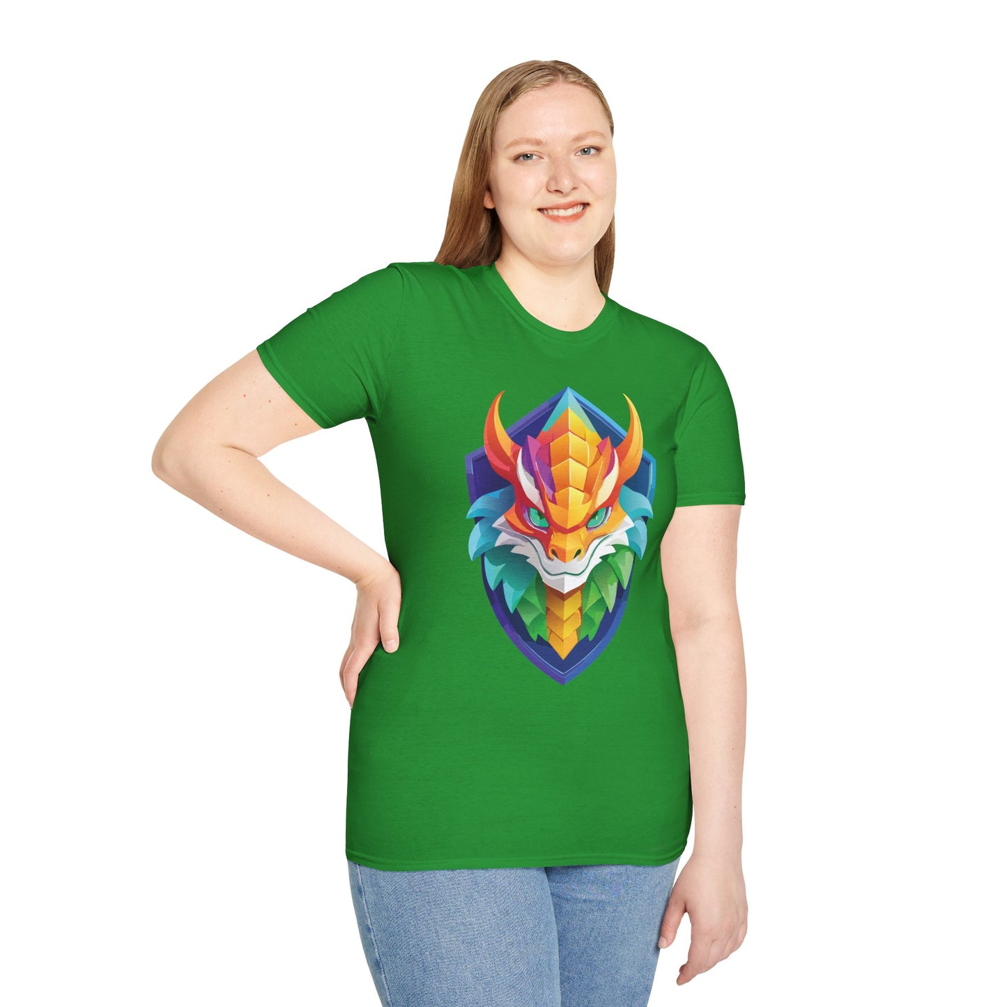 Dragon T Shirt, Dragon Shirt, Shirt with Animals, Animal Shirt