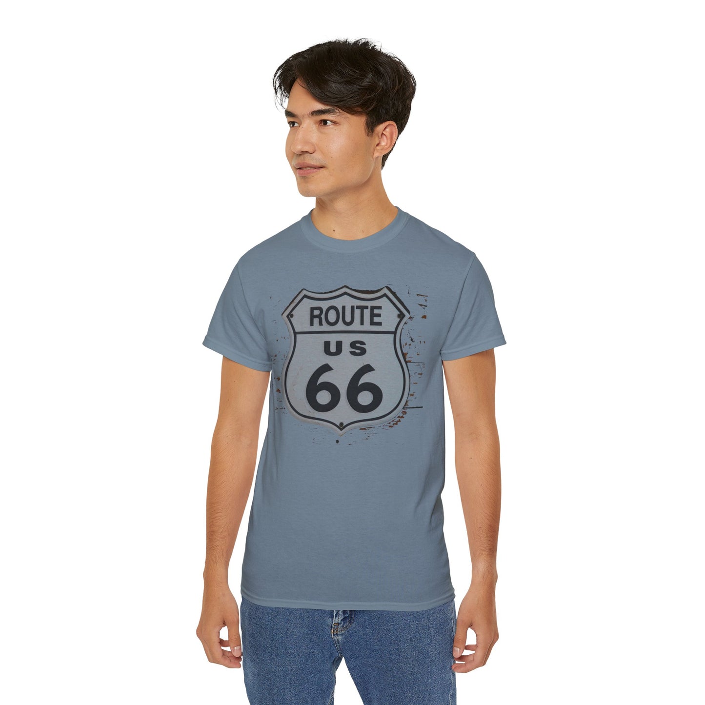 Route 66 Tee Shirt, Route 66 Graphic T‑Shirt, Vintage Graphic T-Shirt, Art Design Shirt, Route 66 US Tee Shirts