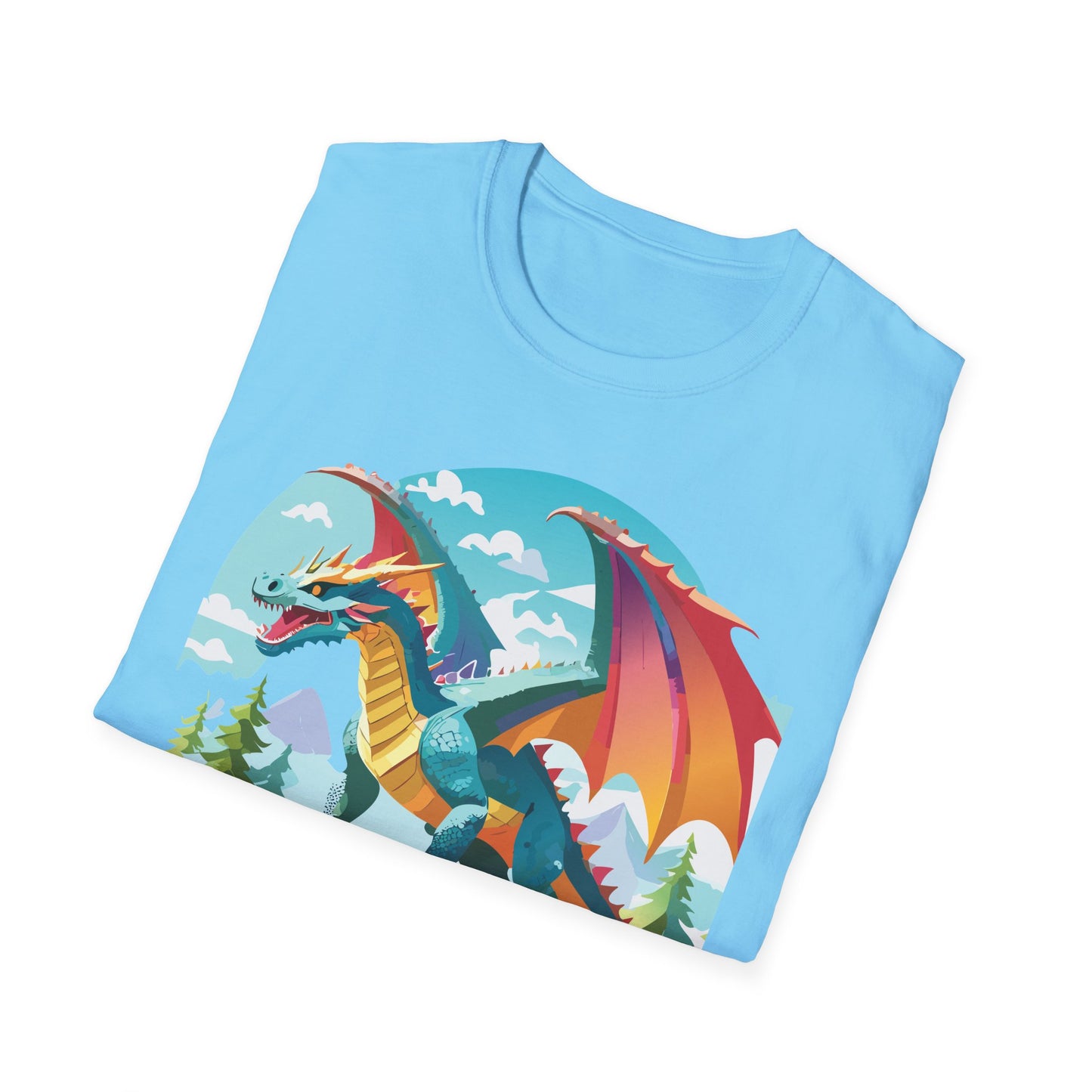 Dragon T Shirt, Dragon Shirt, Shirt with Animals, Animal Shirt
