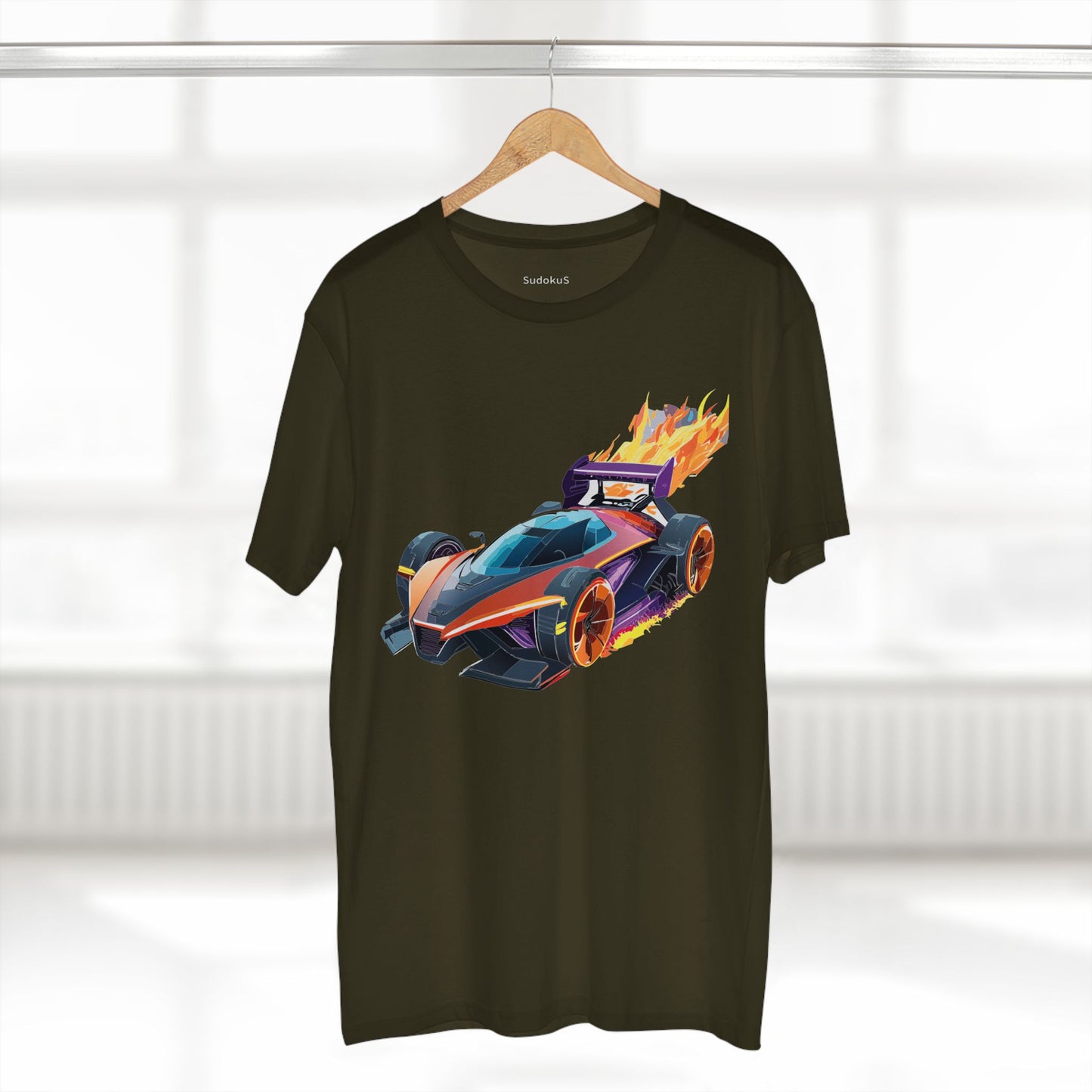 Hot Wheels Car Shirt Unisex Premium Cotton Tee With Unique Car Art Design For Auto Enthusiasts
