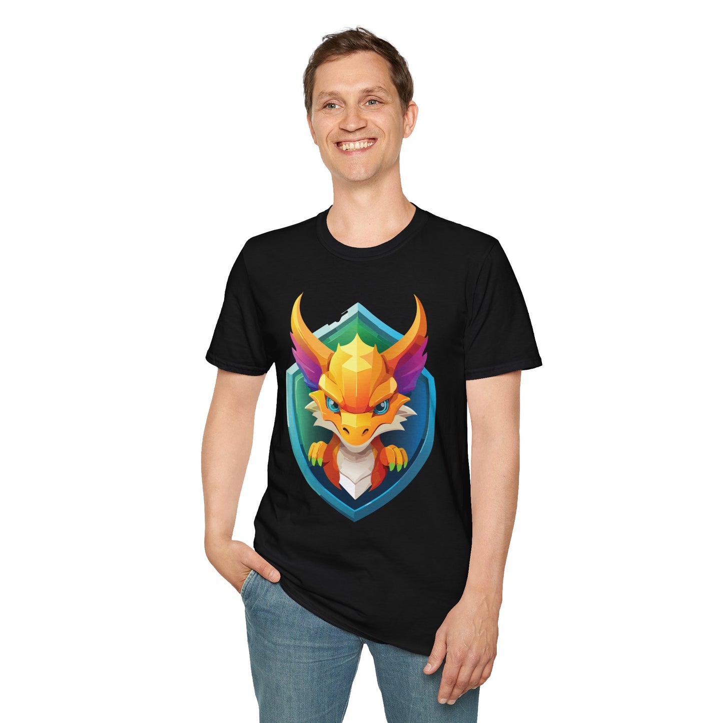 Dragon T Shirt, Dragon Shirt, Shirt with Animals, Animal Shirt