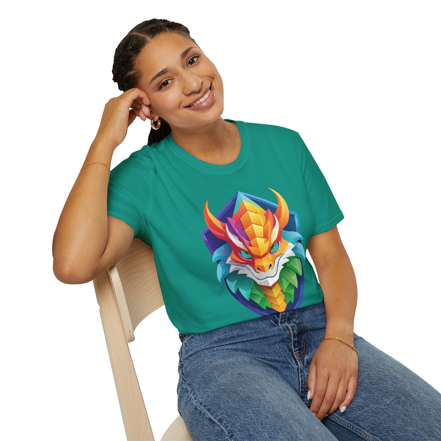 Dragon T Shirt, Dragon Shirt, Shirt with Animals, Animal Shirt