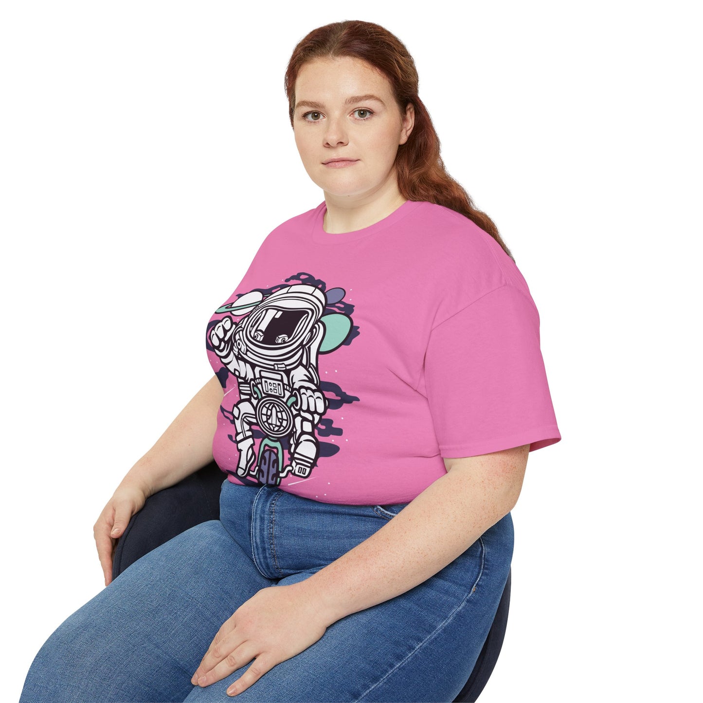 Astronaut Tee Shirt, Astronaut Graphic T‑Shirt, Cartoon Graphic T-Shirt, Art Design Shirt, Cosmos Tee Shirts 6