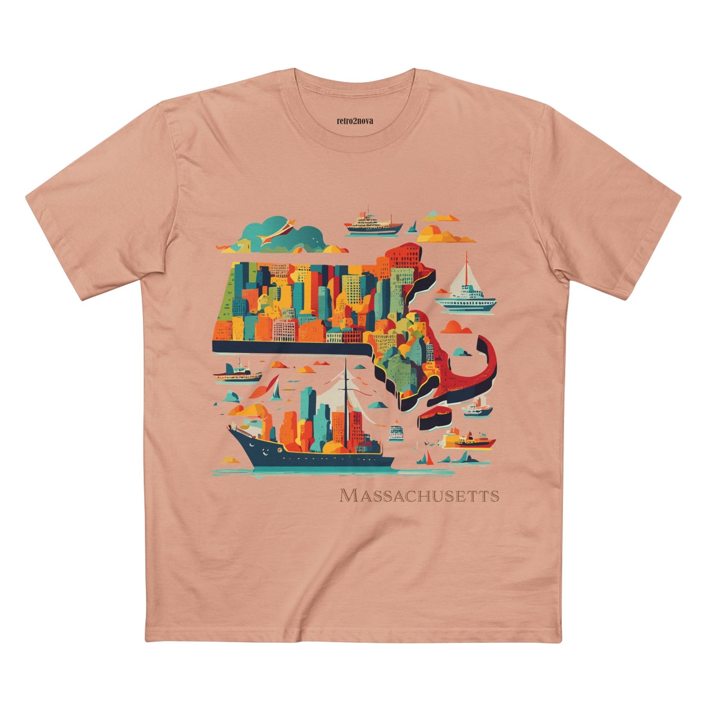 US State Shirts, Massachusetts Shirt