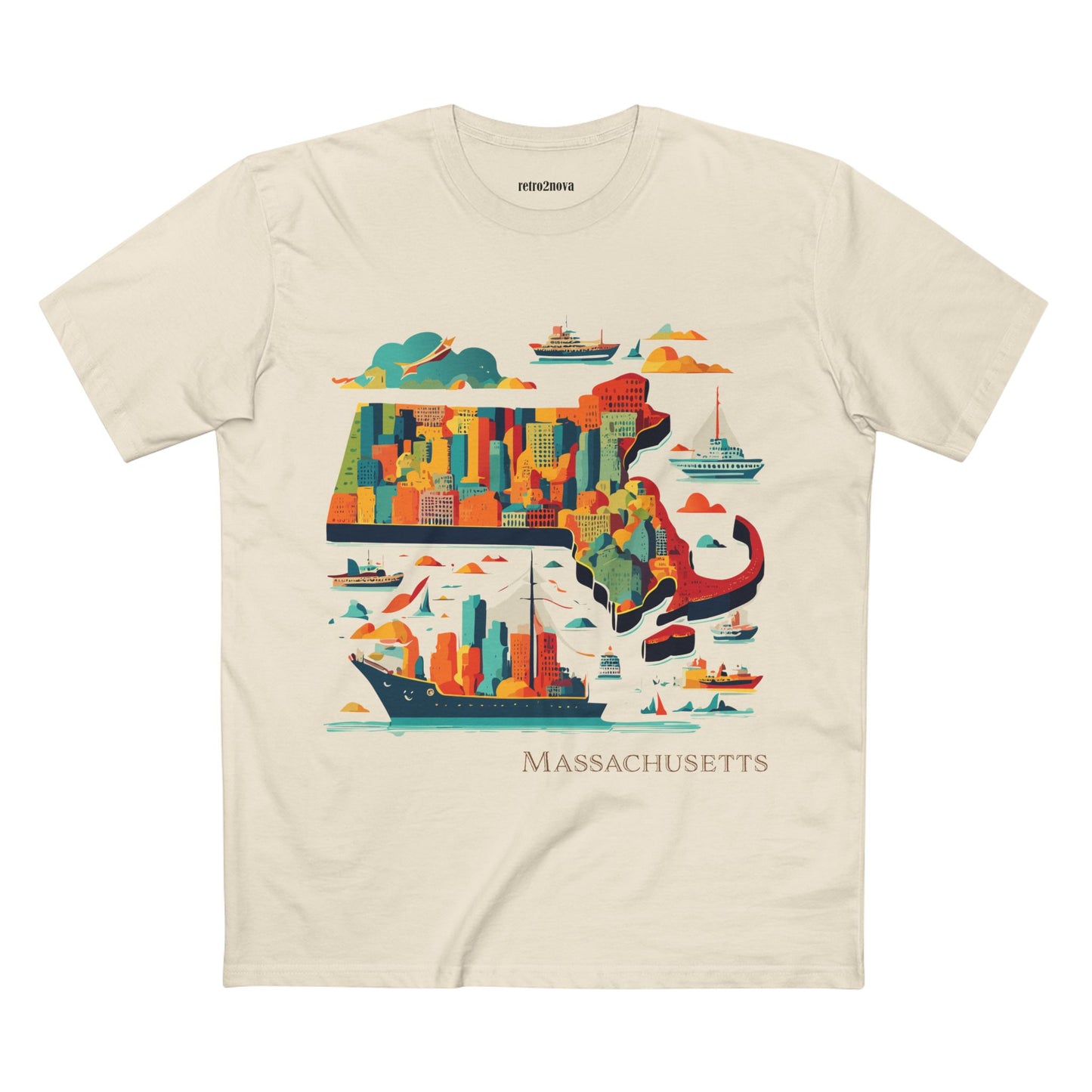 US State Shirts, Massachusetts Shirt