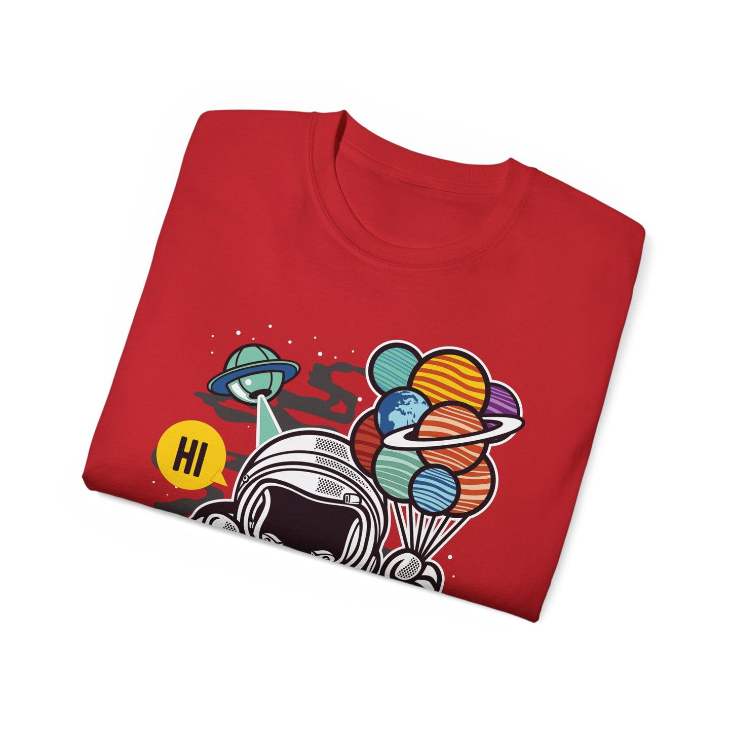 Astronaut Tee Shirt, Astronaut Graphic T‑Shirt, Cartoon Graphic T-Shirt, Art Design Shirt, Cosmos Tee Shirts 7