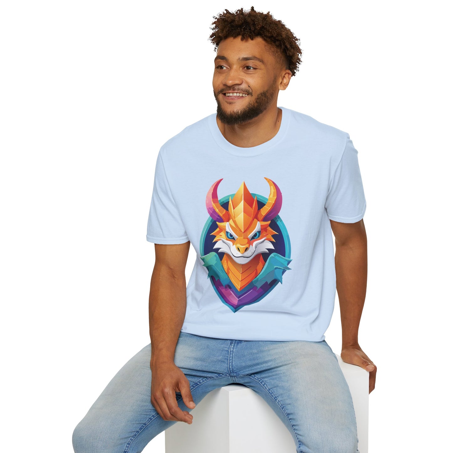 Dragon T Shirt, Dragon Shirt, Shirt with Animals, Animal Shirt