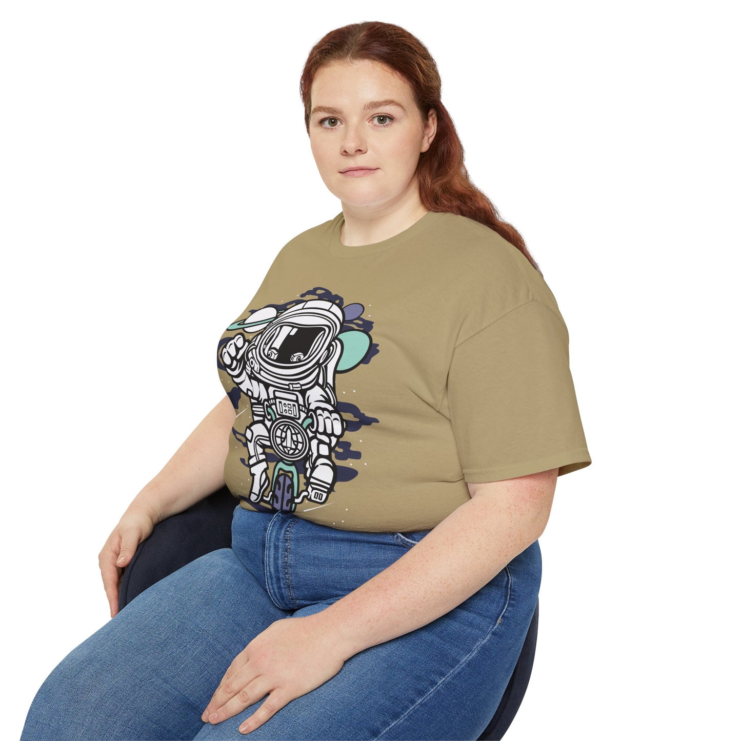 Astronaut Tee Shirt, Astronaut Graphic T‑Shirt, Cartoon Graphic T-Shirt, Art Design Shirt, Cosmos Tee Shirts 6