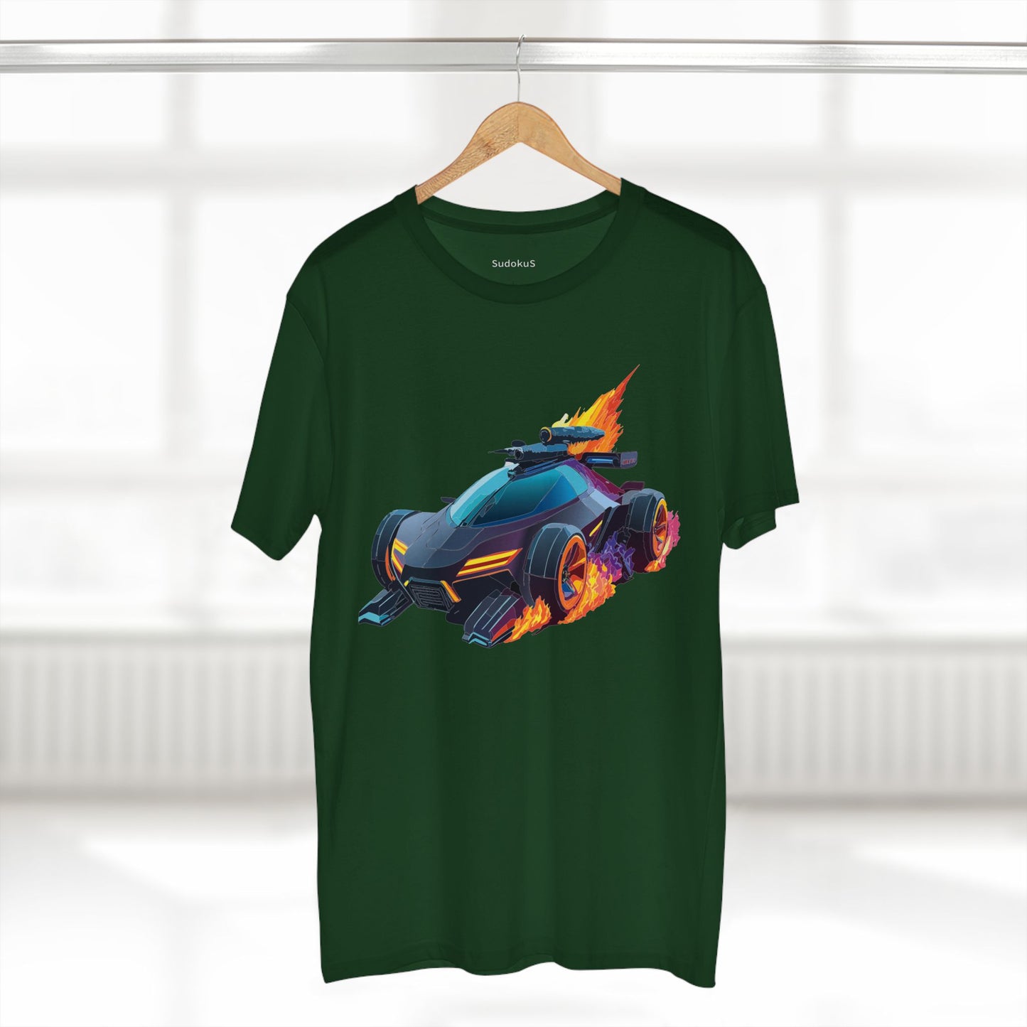 Unisex Car Shirt Hot Wheels Tee Premium Cotton With Unique Art Design For Everyday Wear
