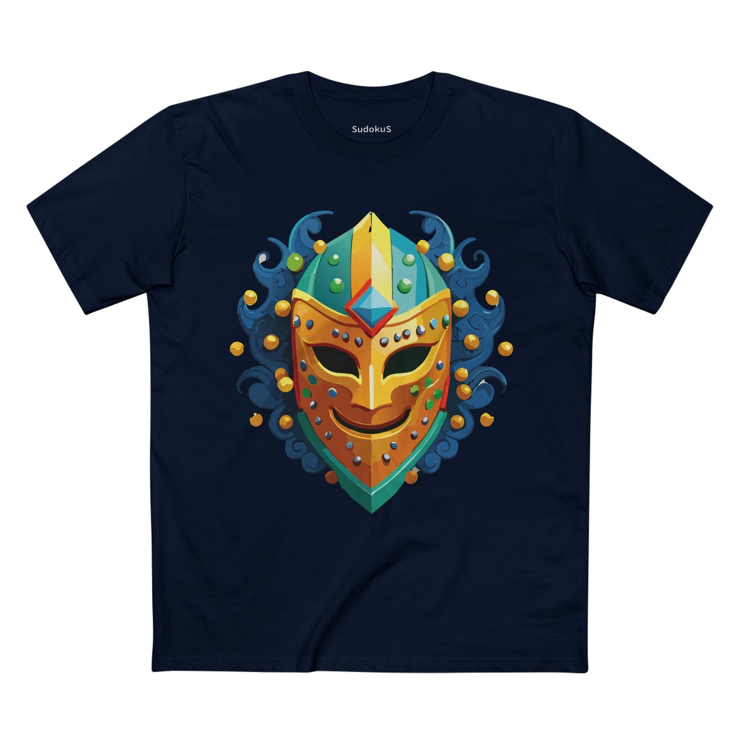 Mask Shirt, Shirt with Face - SudokuS