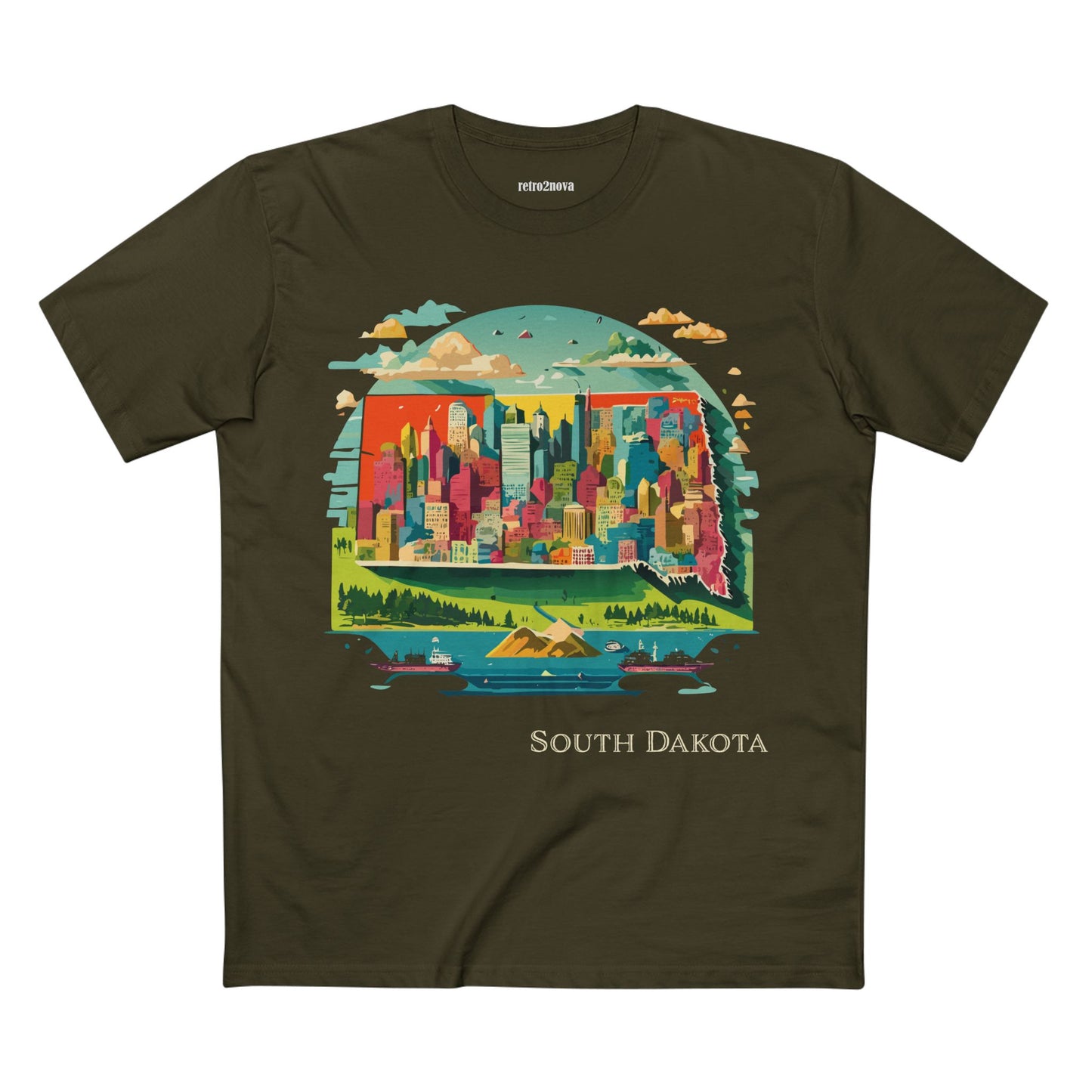 US State Shirts, South Dakota Shirt