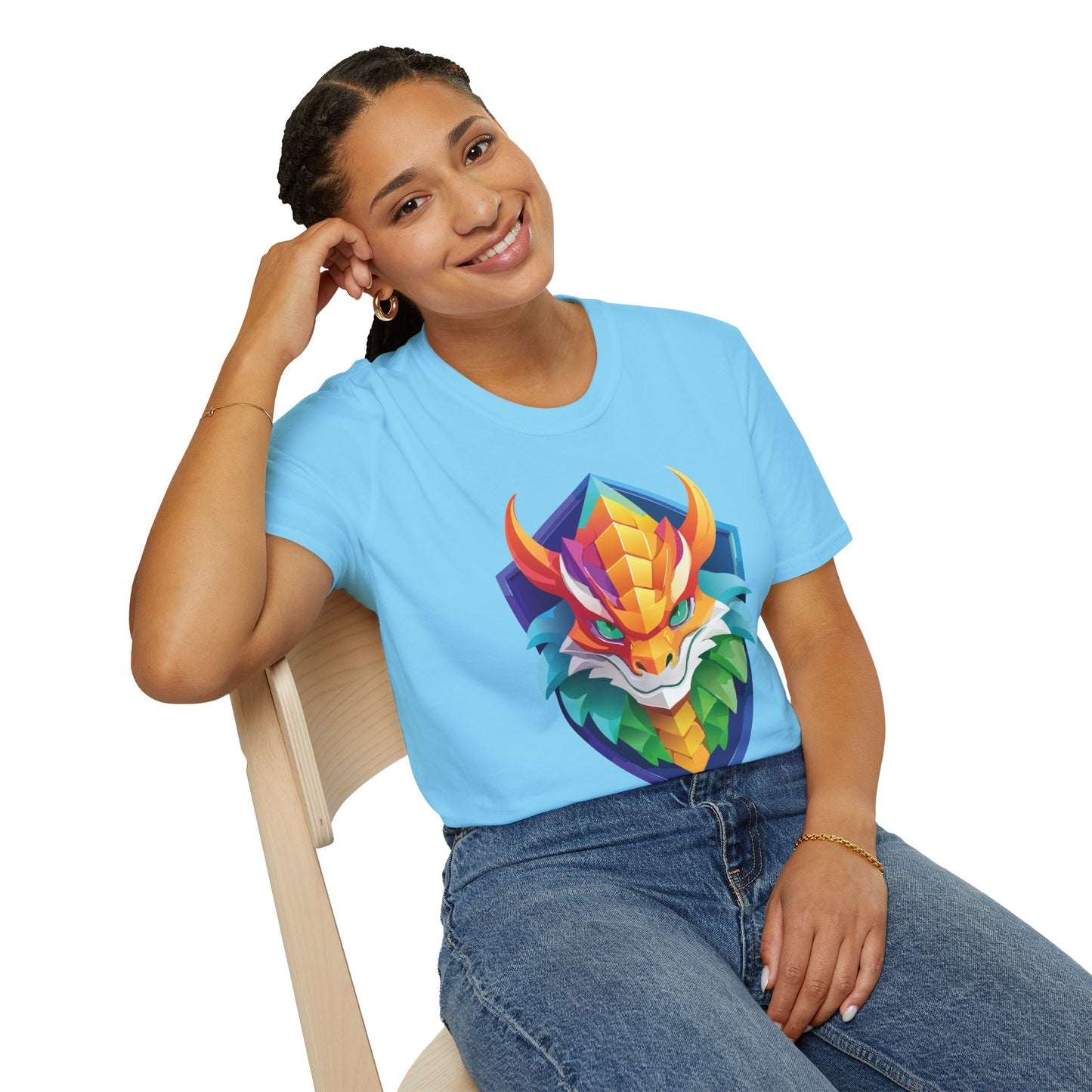 Dragon T Shirt, Dragon Shirt, Shirt with Animals, Animal Shirt