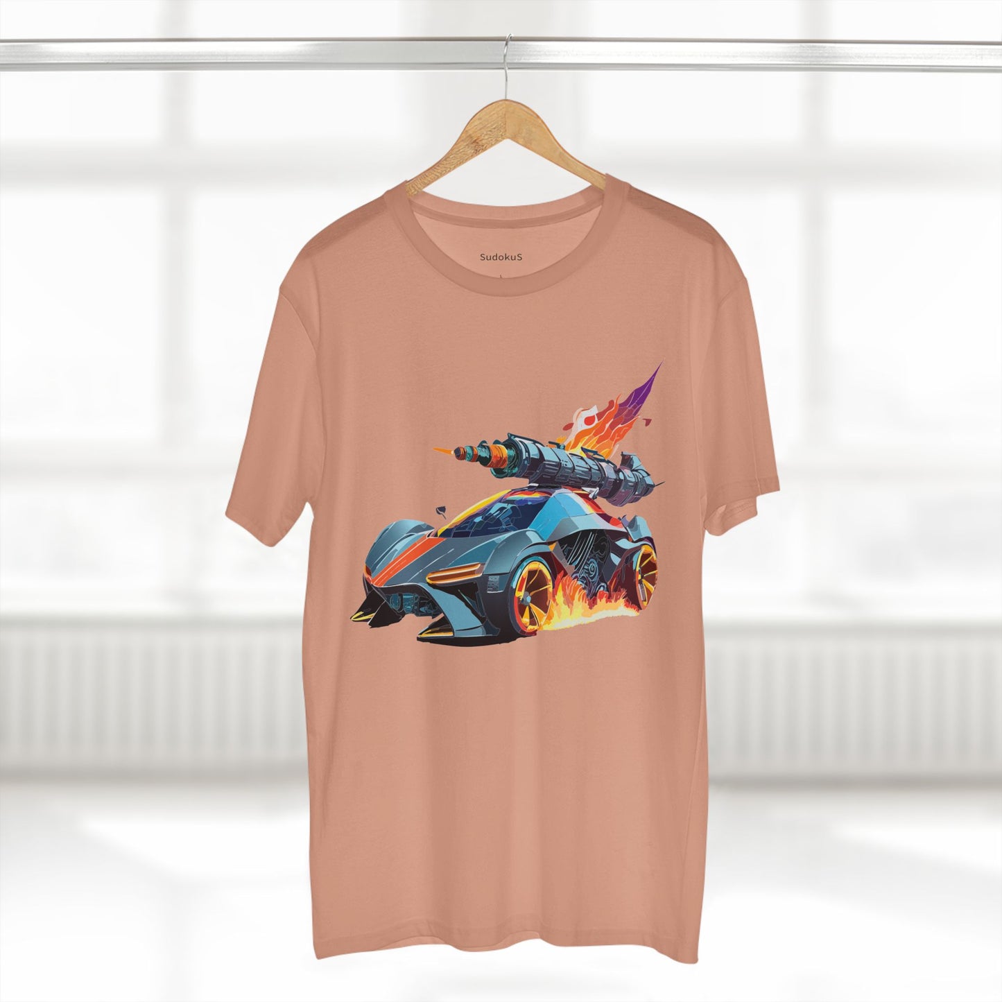 Hot Wheels Car Shirt Unisex Premium Cotton Tee Unique Art Design Preshrunk Regular Fit Crew Neck