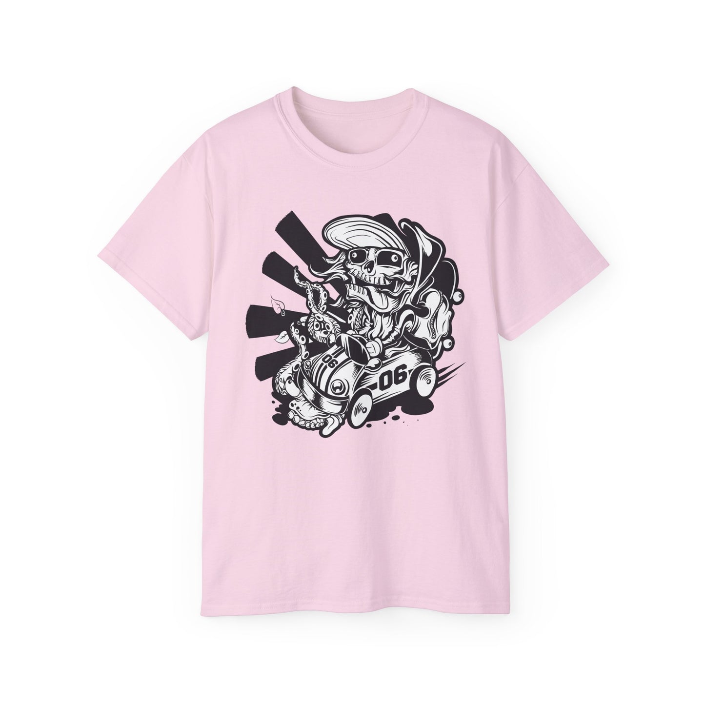 Skull Tee Shirt, Skull Graphic T‑Shirt, Cartoon Graphic T-Shirt, Art Design Shirt, Skull Tee Shirts