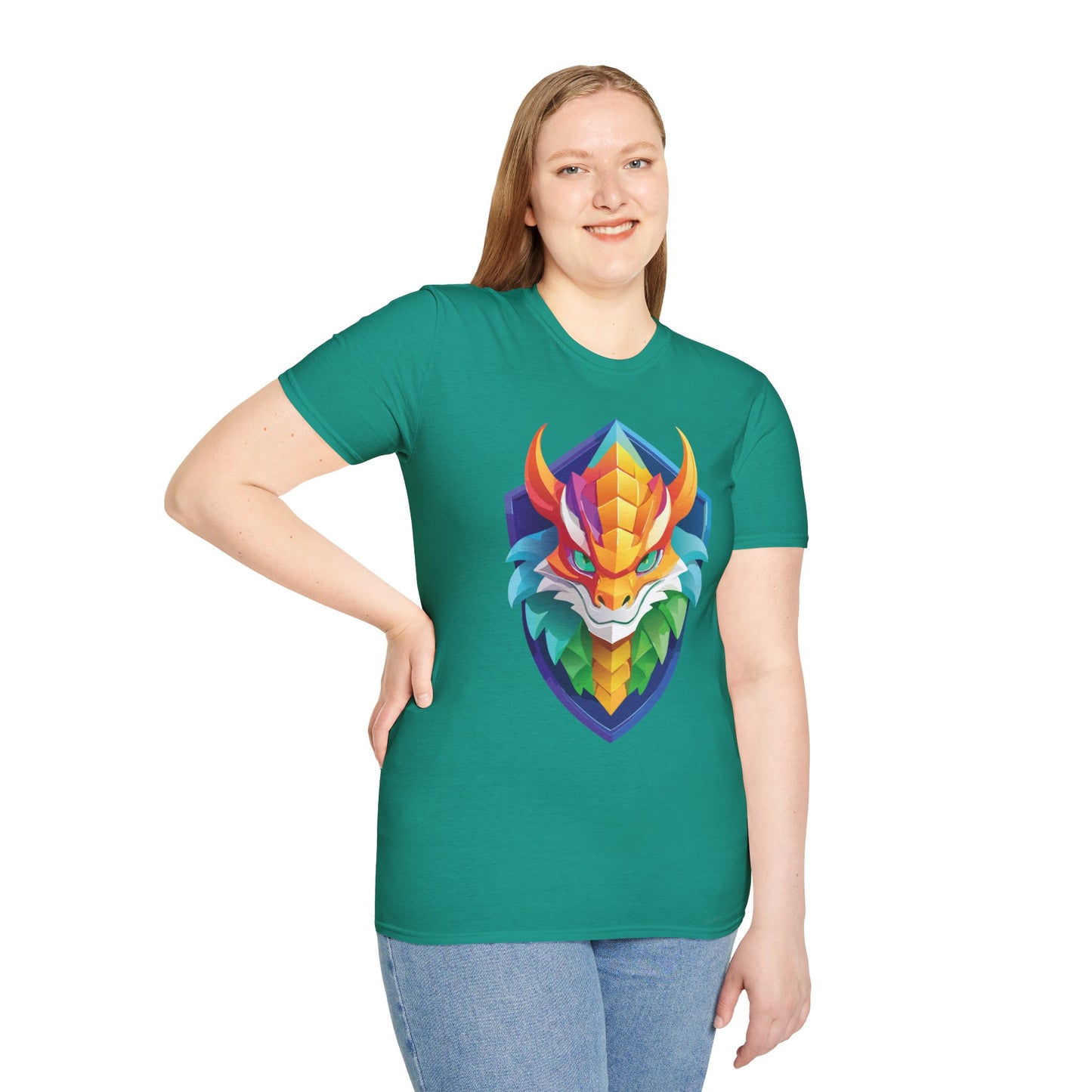 Dragon T Shirt, Dragon Shirt, Shirt with Animals, Animal Shirt
