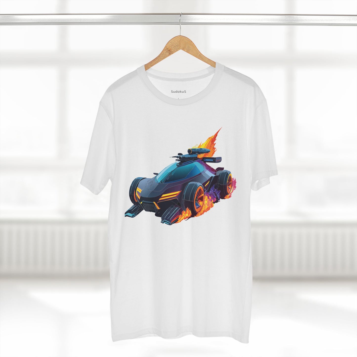 Unisex Car Shirt Hot Wheels Tee Premium Cotton With Unique Art Design For Everyday Wear