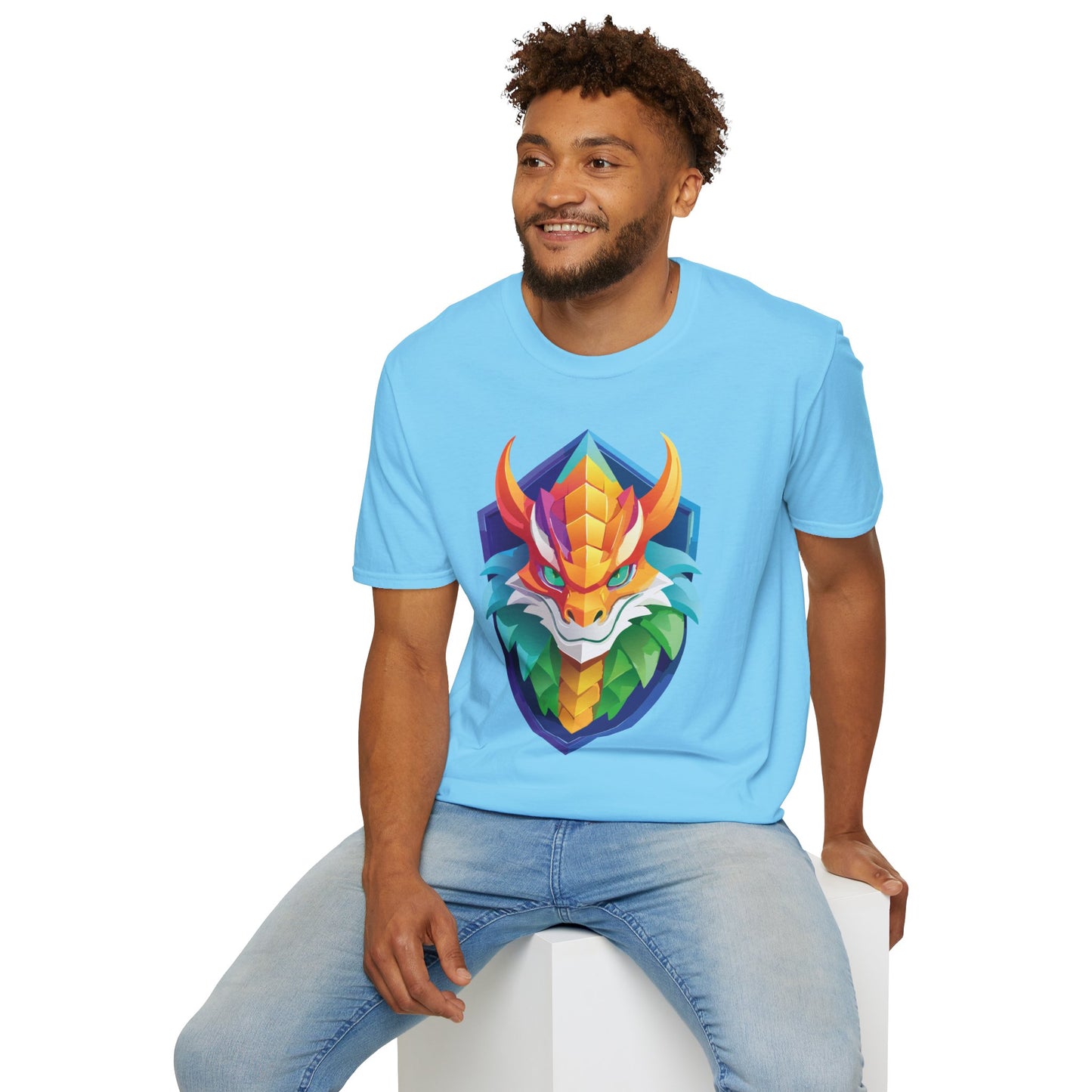 Dragon T Shirt, Dragon Shirt, Shirt with Animals, Animal Shirt