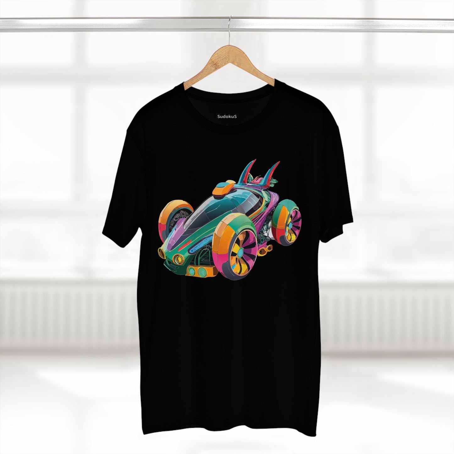 Car Shirt Hot Wheels Unisex Premium Cotton With Unique Art Design Preshrunk Regular Fit Crew Neck