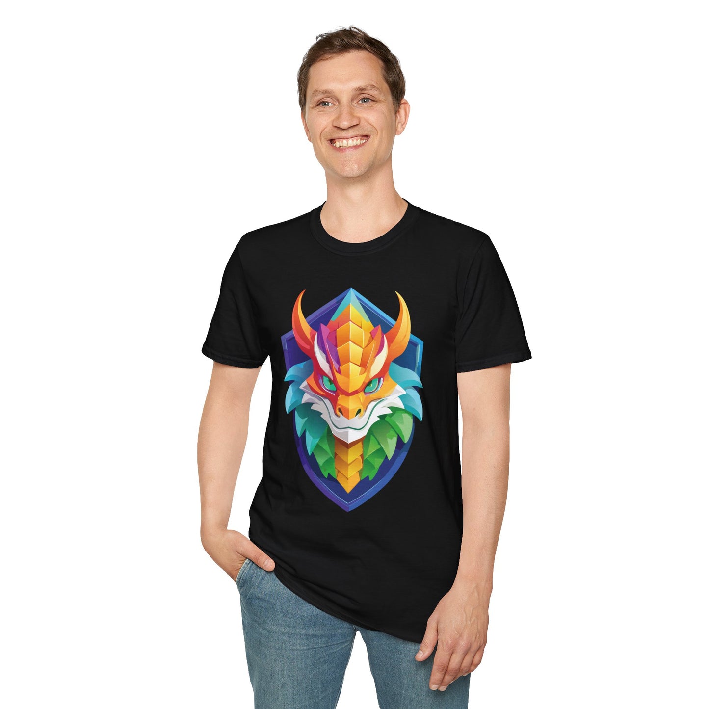 Dragon T Shirt, Dragon Shirt, Shirt with Animals, Animal Shirt