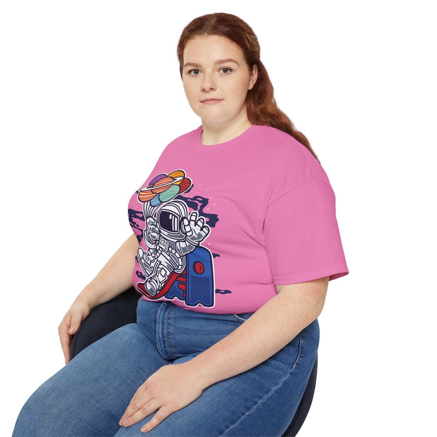 Astronaut Tee Shirt, Astronaut Graphic T‑Shirt, Cartoon Graphic T-Shirt, Art Design Shirt, Cosmos Tee Shirts 5