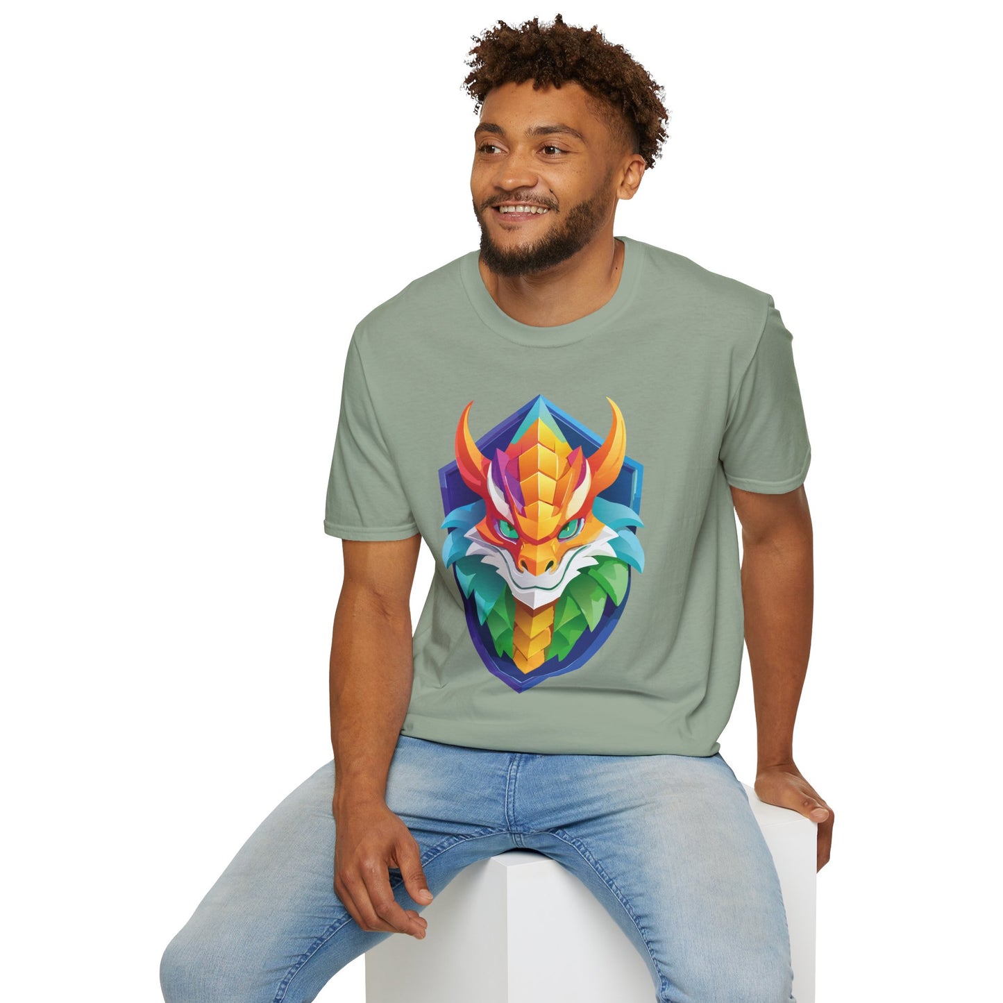 Dragon T Shirt, Dragon Shirt, Shirt with Animals, Animal Shirt