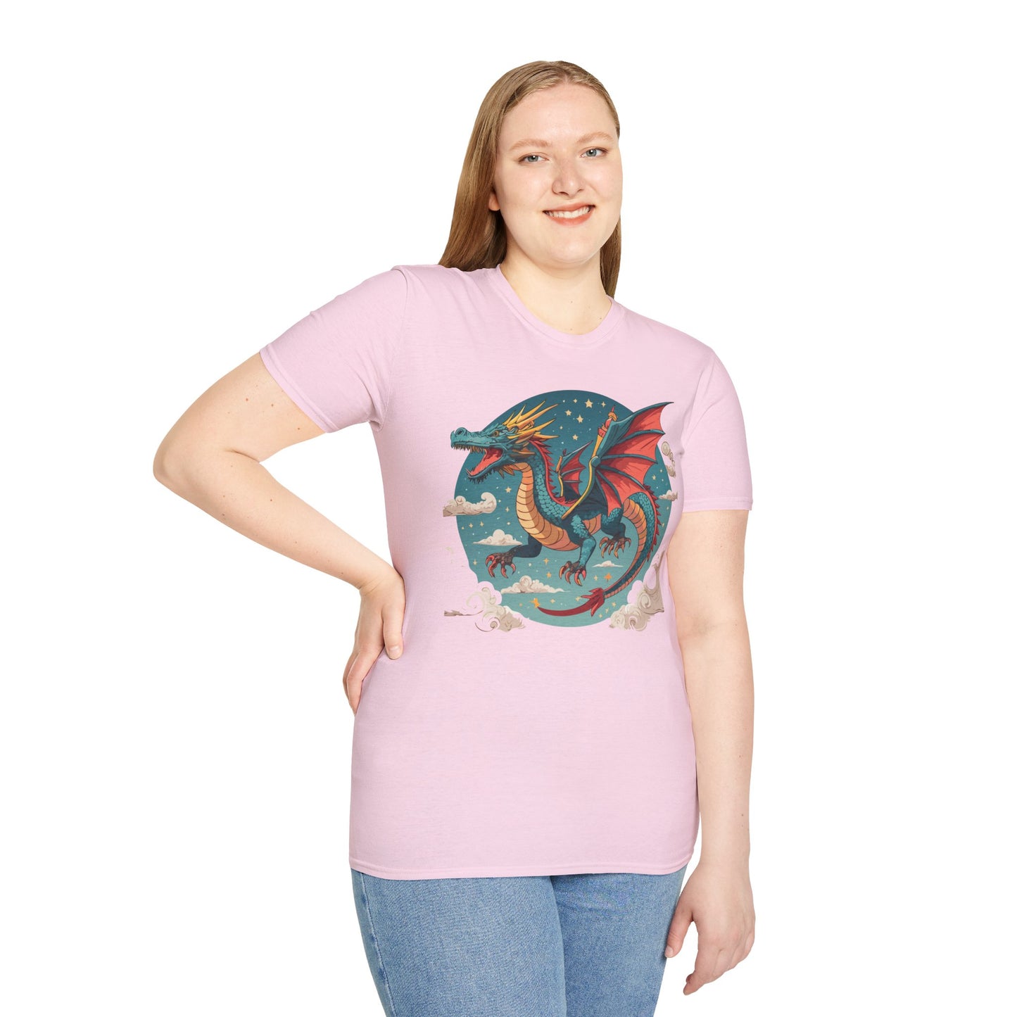 Dragon T Shirt, Dragon Shirt, Shirt with Animals, Animal Shirt