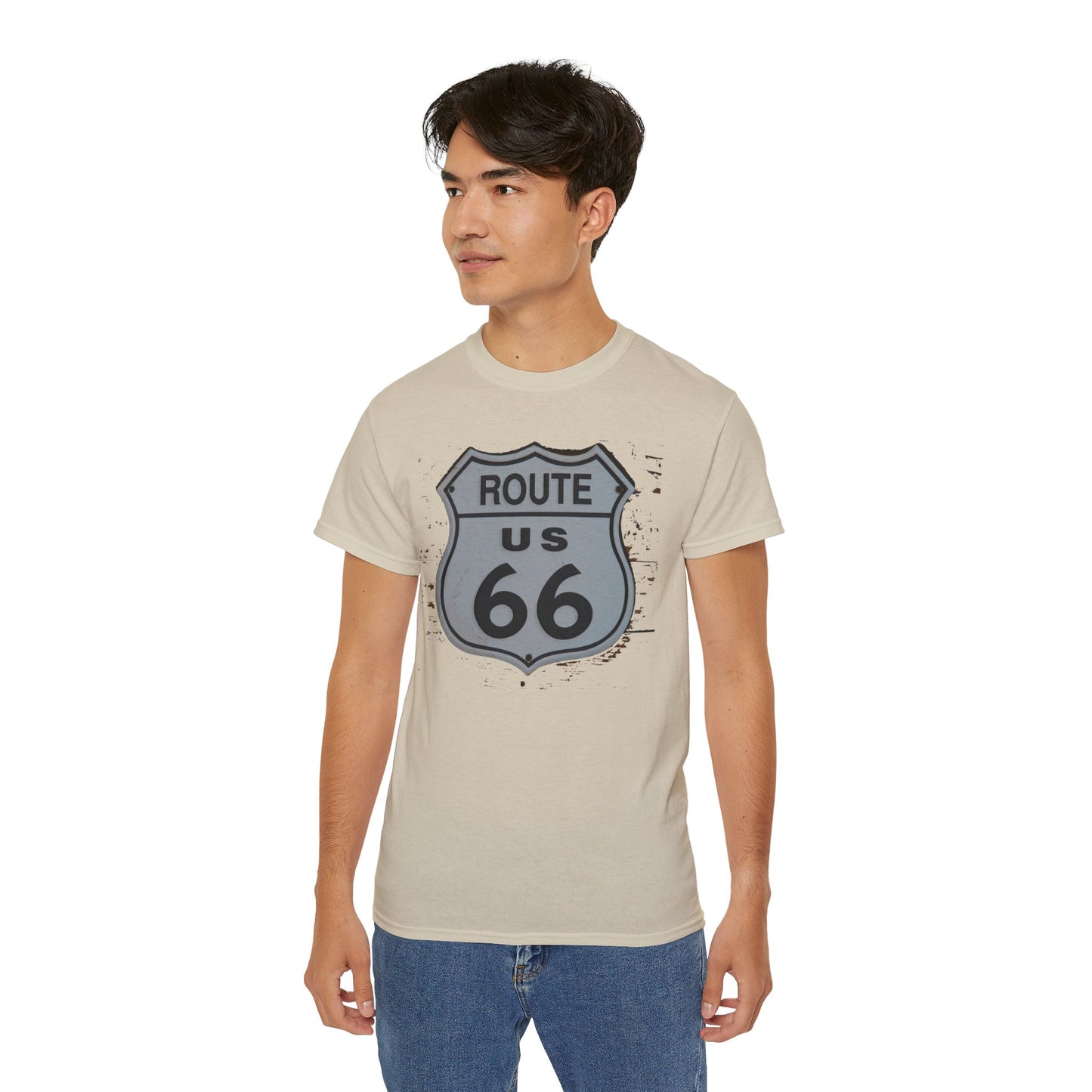 Route 66 Tee Shirt, Route 66 Graphic T‑Shirt, Vintage Graphic T-Shirt, Art Design Shirt, Route 66 US Tee Shirts