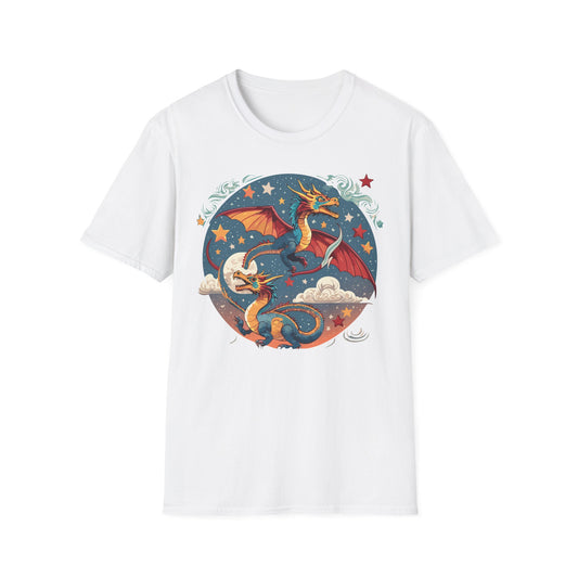 Dragon T Shirt, Dragon Shirt, Shirt with Animals, Animal Shirt