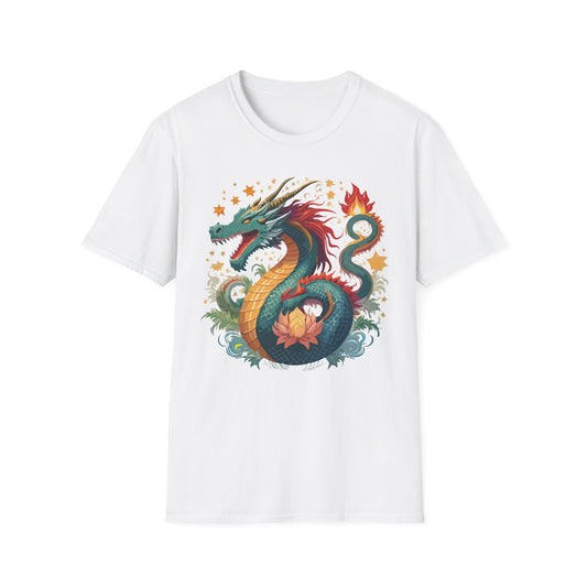 Dragon T Shirt, Dragon Shirt, Shirt with Animals, Animal Shirt