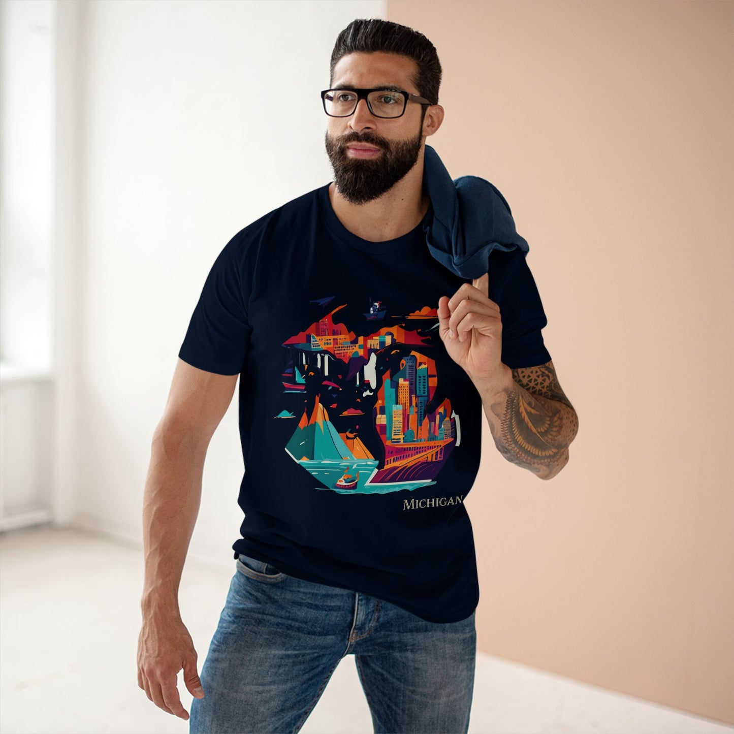 US State Shirts, Michigan Shirt