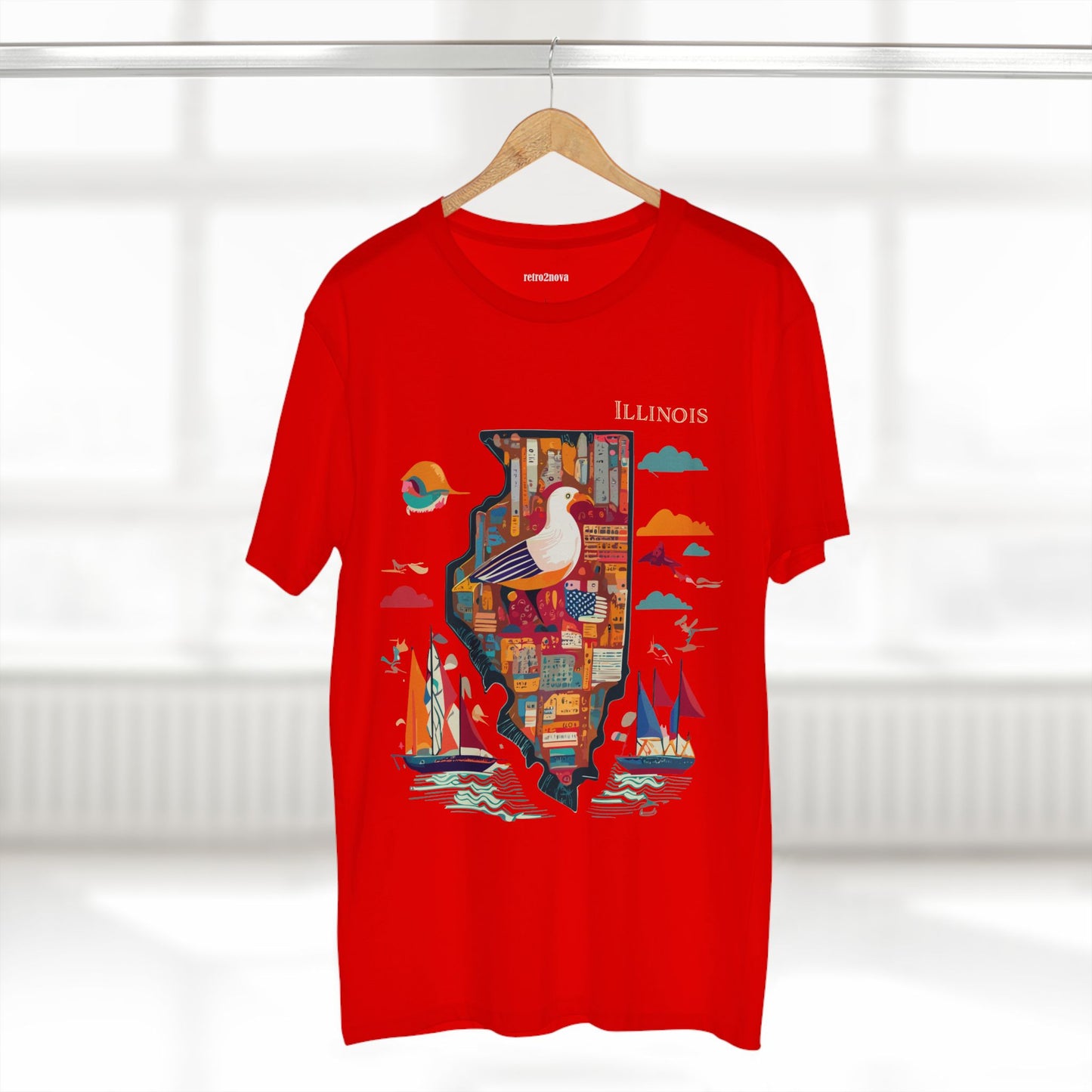 US State Shirts, Illinois Shirt