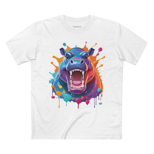 Animal Shirt, Hippo Shirt - SudokuS