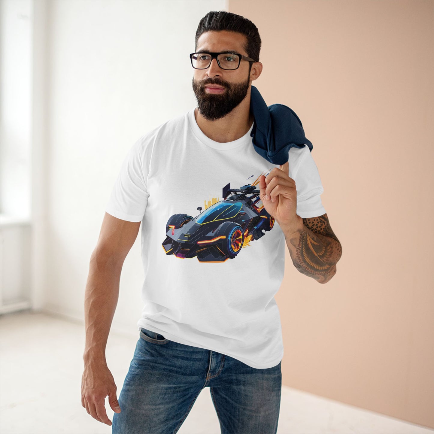 Hot Wheels Car Shirt Unisex Premium Cotton Tee With Unique Car Art Design For Everyday Wear