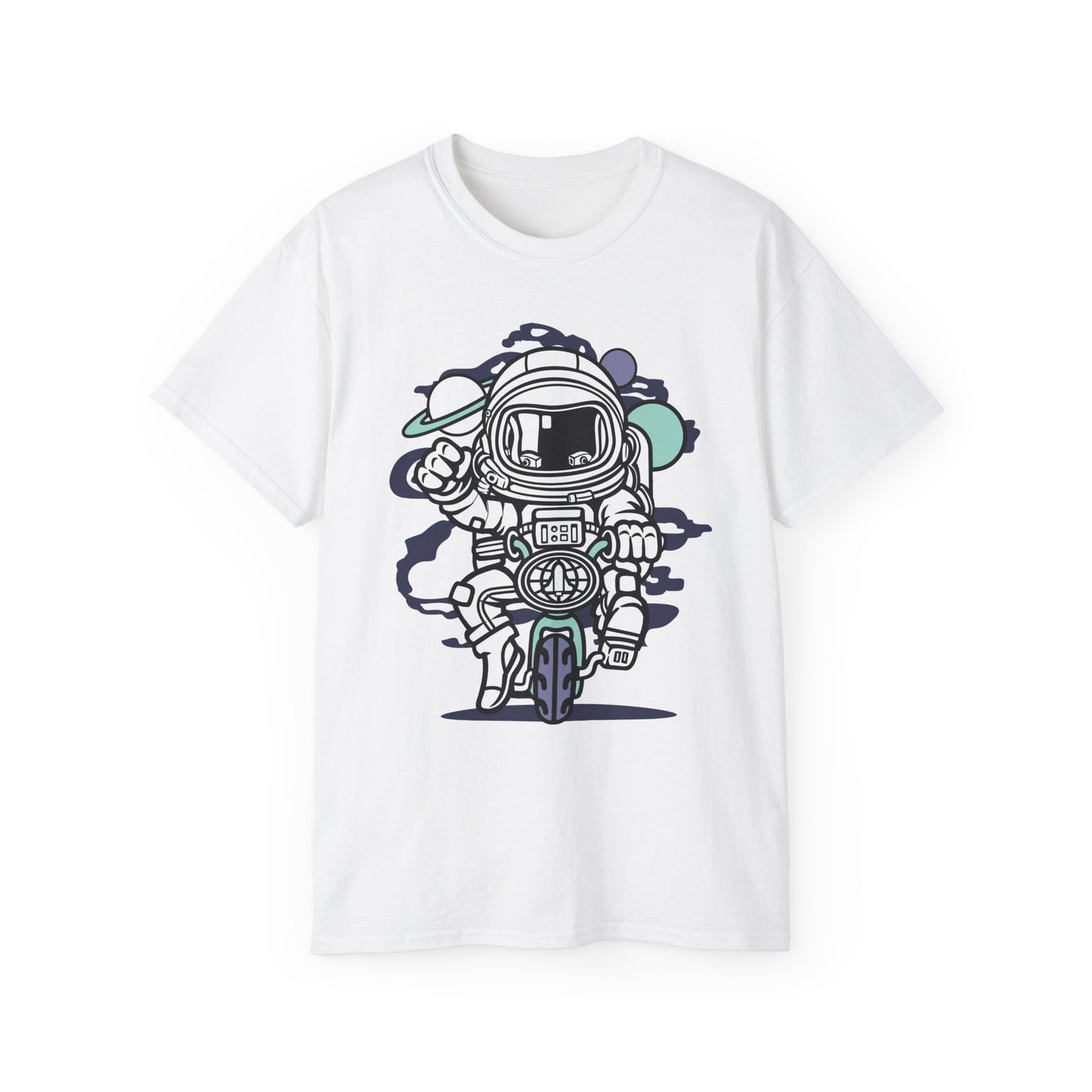 Astronaut Tee Shirt, Astronaut Graphic T‑Shirt, Cartoon Graphic T-Shirt, Art Design Shirt, Cosmos Tee Shirts 6