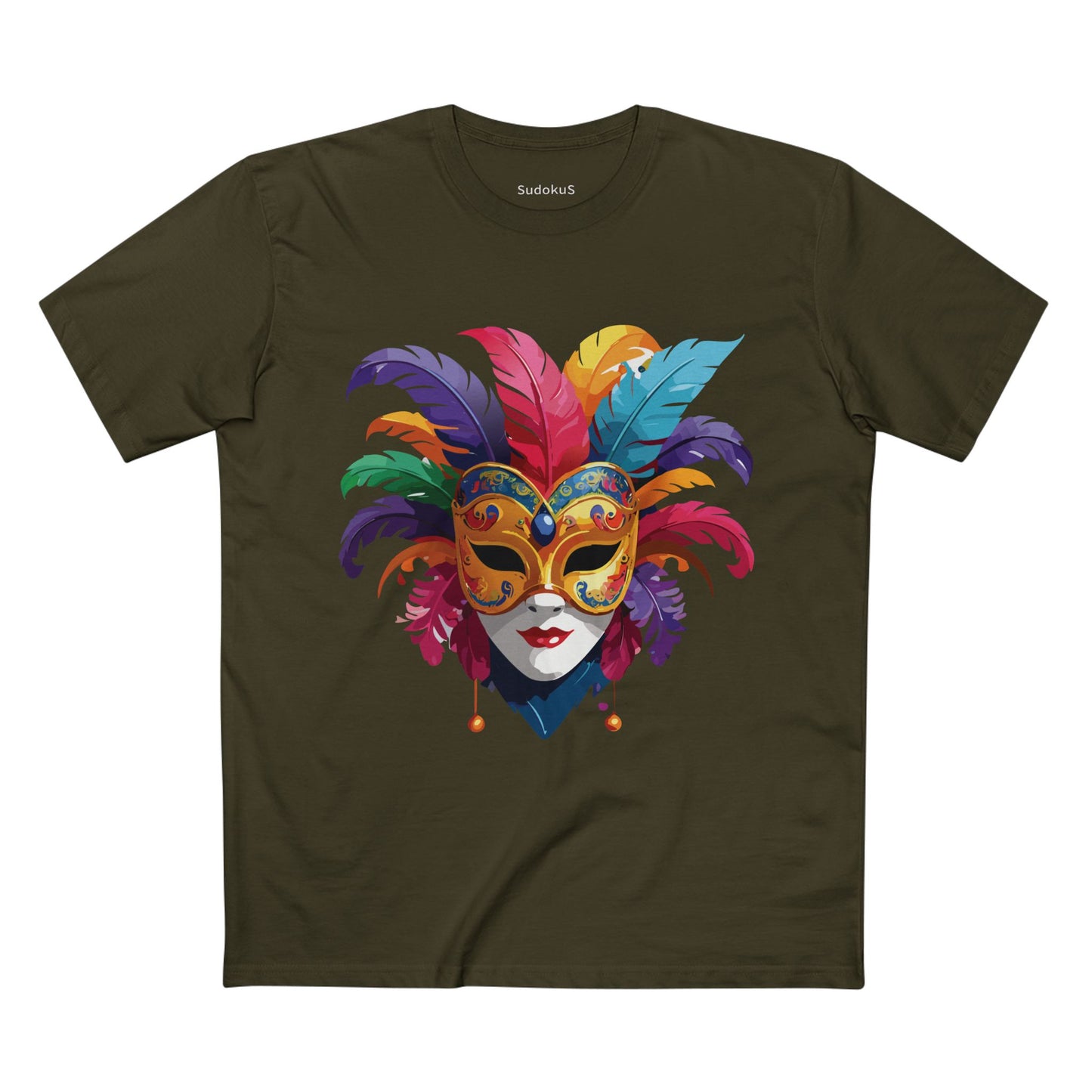 Mask Shirt, Shirt with Face - SudokuS