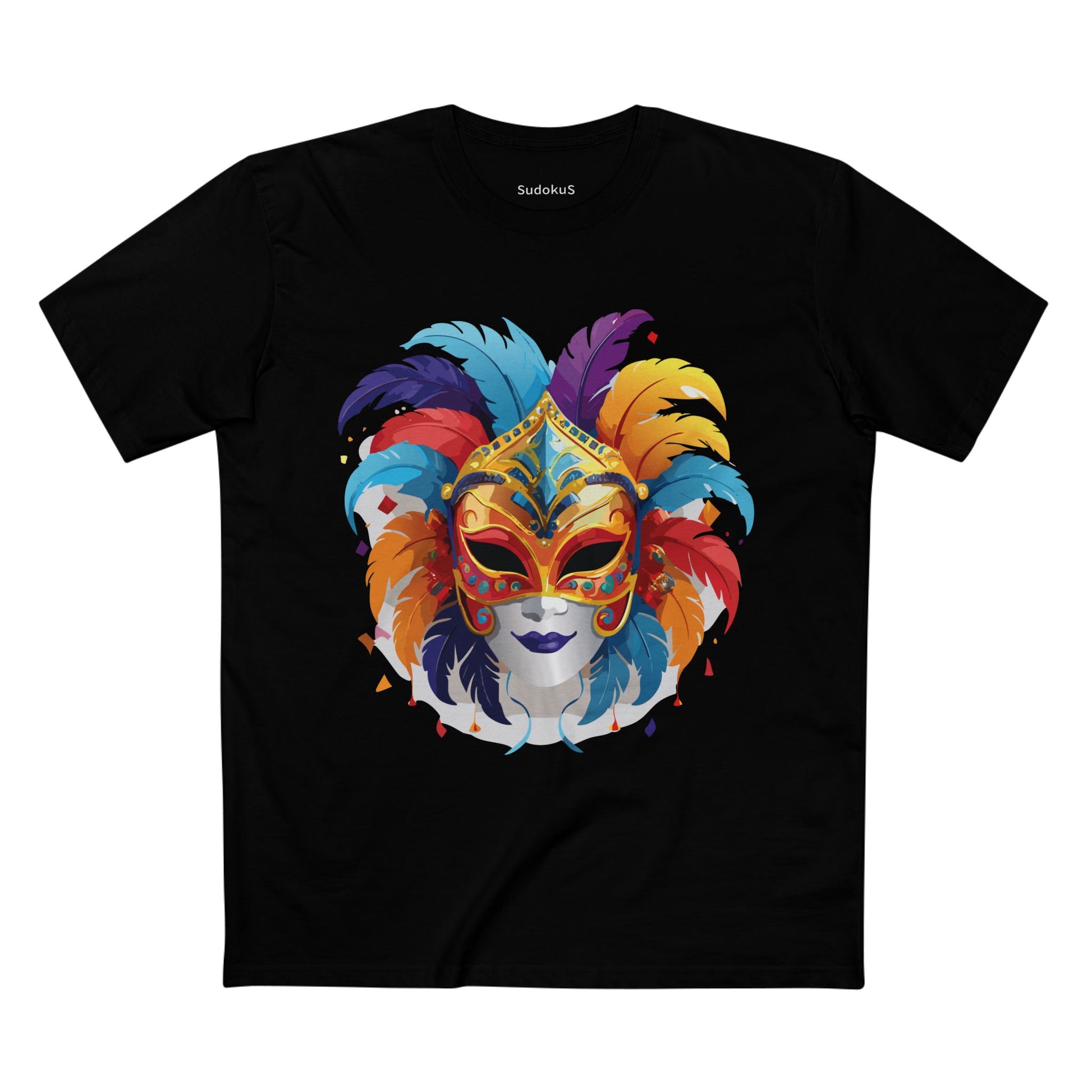 Mask Shirt, Shirt with Face - SudokuS