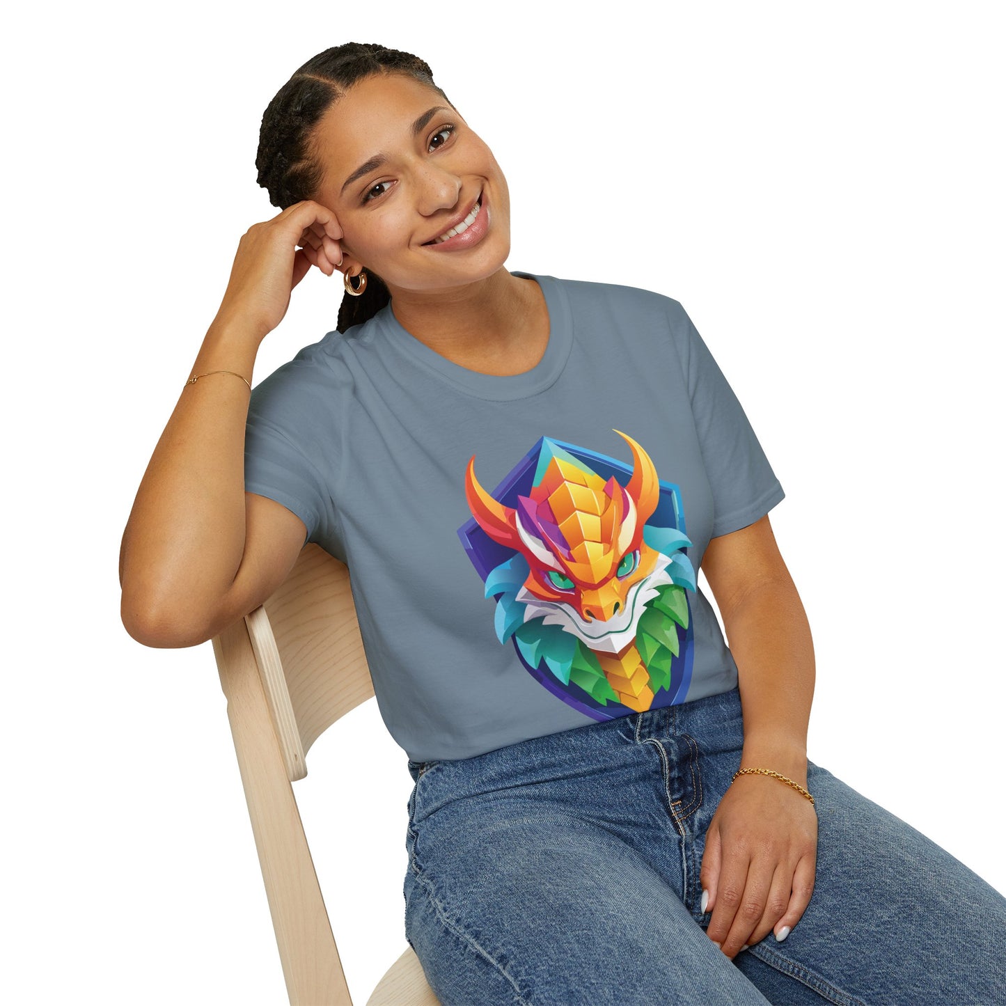 Dragon T Shirt, Dragon Shirt, Shirt with Animals, Animal Shirt