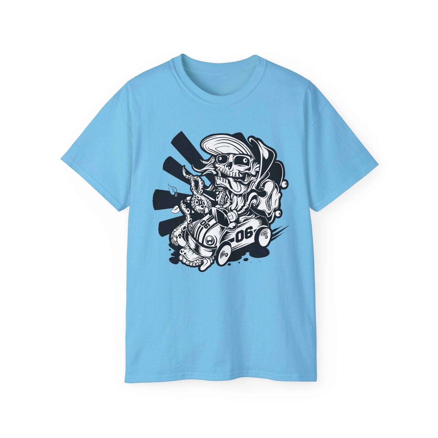 Skull Tee Shirt, Skull Graphic T‑Shirt, Cartoon Graphic T-Shirt, Art Design Shirt, Skull Tee Shirts