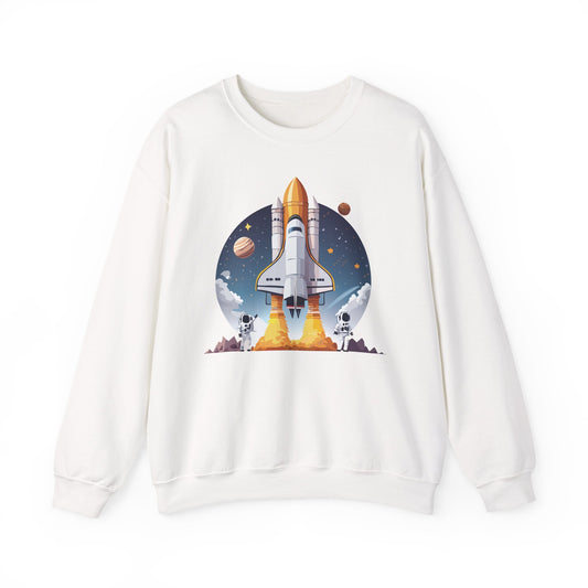Space Shuttle Sweatshirt, Cosmic Sweatshirt, Astronaut Sweatshirt, Space Cosmic Sweatshirt