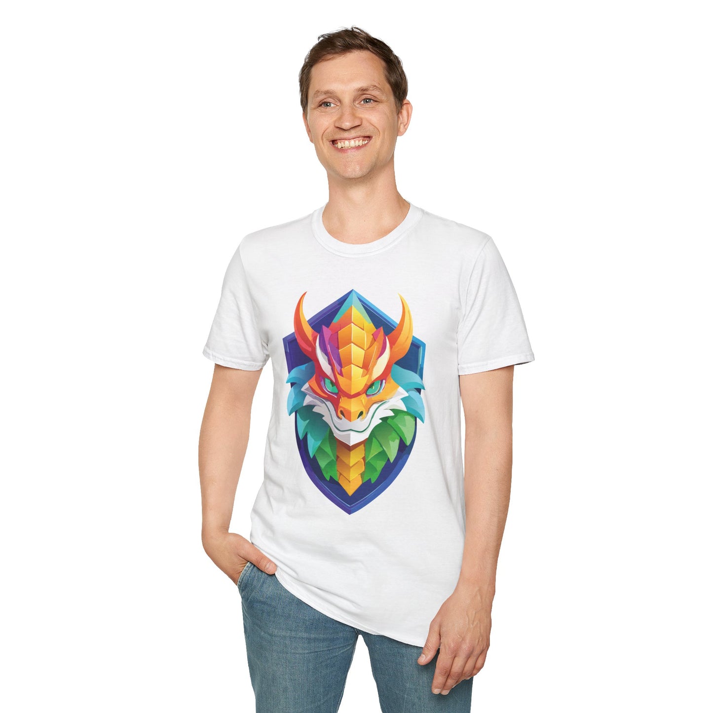 Dragon T Shirt, Dragon Shirt, Shirt with Animals, Animal Shirt