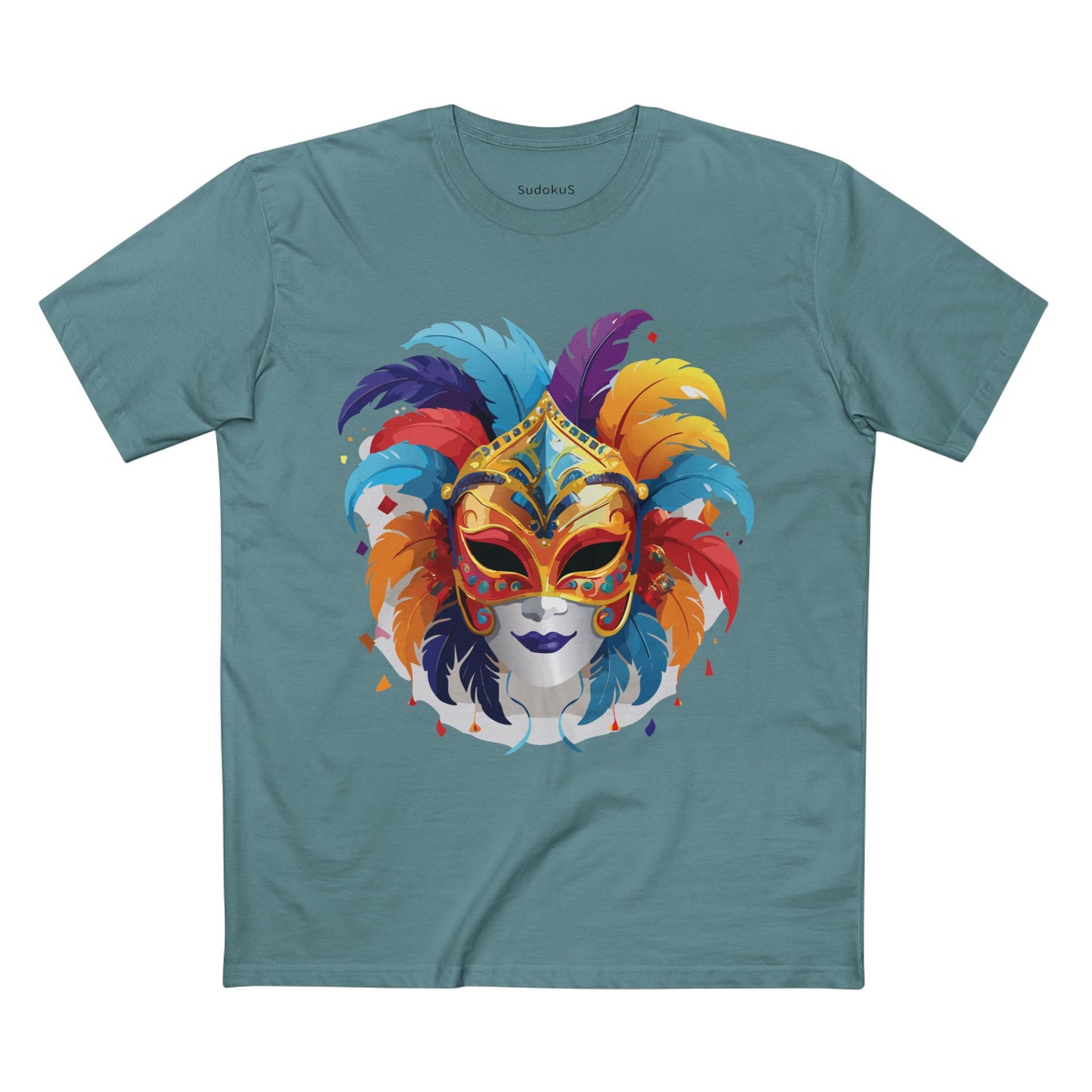Mask Shirt, Shirt with Face - SudokuS