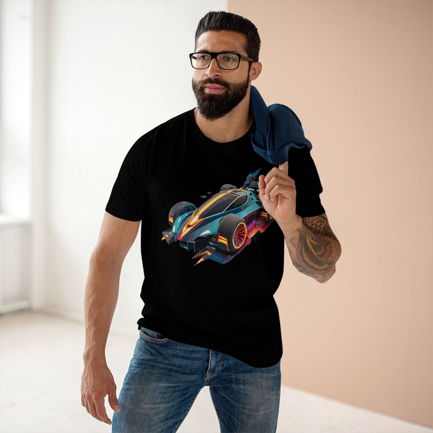 Car Shirt Hot Wheels Tee Crew Neck Unisex Premium Cotton With Unique Art Design Regular Fit