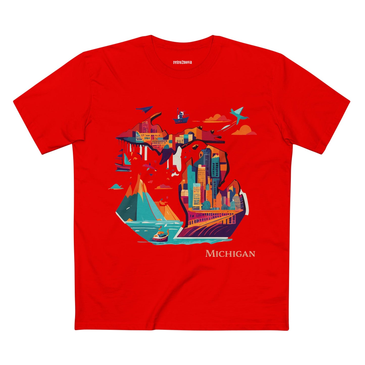 US State Shirts, Michigan Shirt